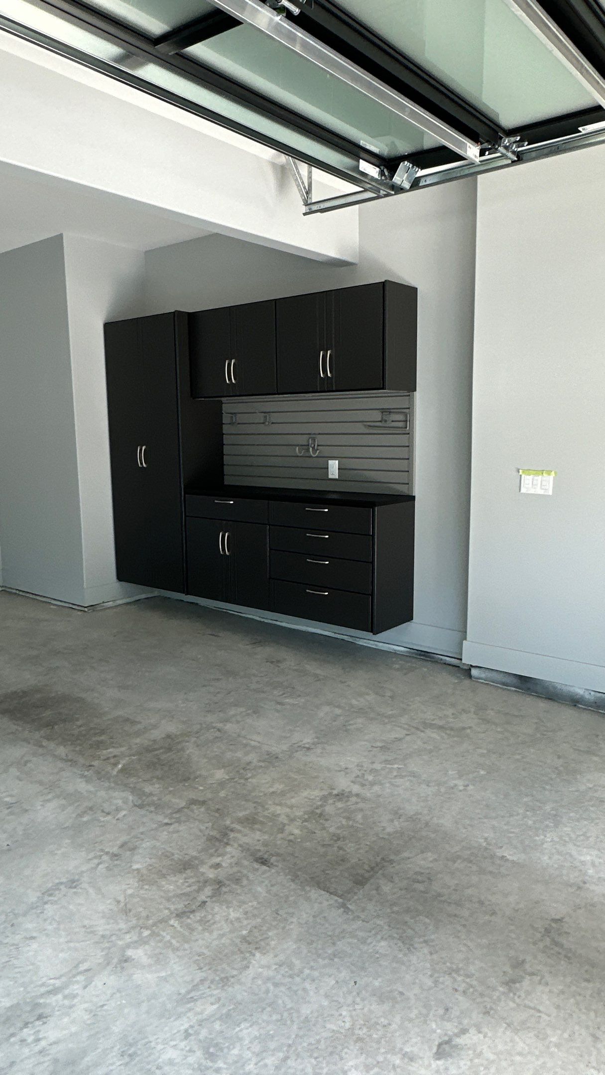 Ladd M. went with pewter powder on his garage cabinets by Banner Garage