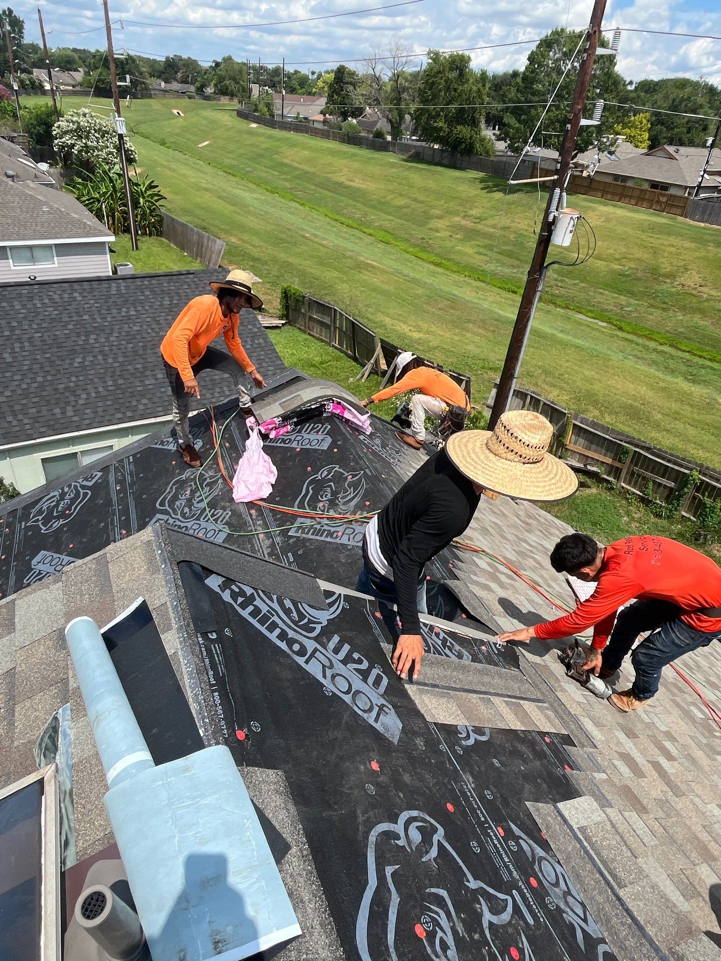 Residential Roofing Installation using Owen's Corning Duration (Lifetime) Shingles by Roof Repair Company