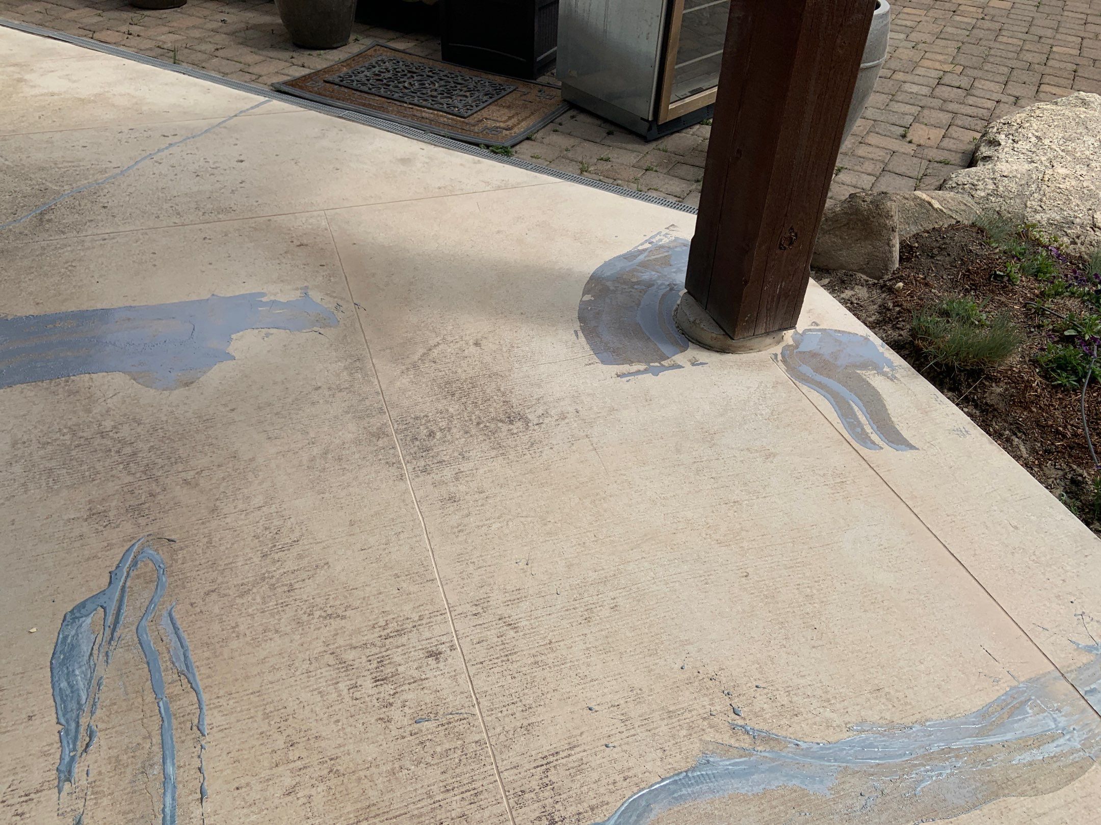 Patio Transformation using Mt Everest by Croc Coatings, LLC