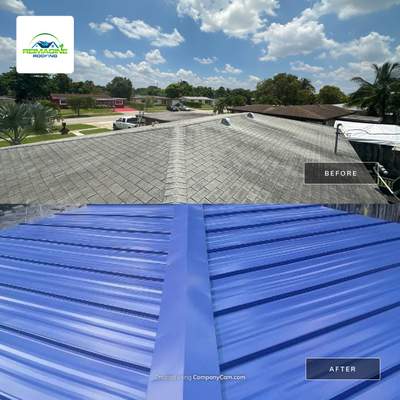 Royal Blue Standing Seam