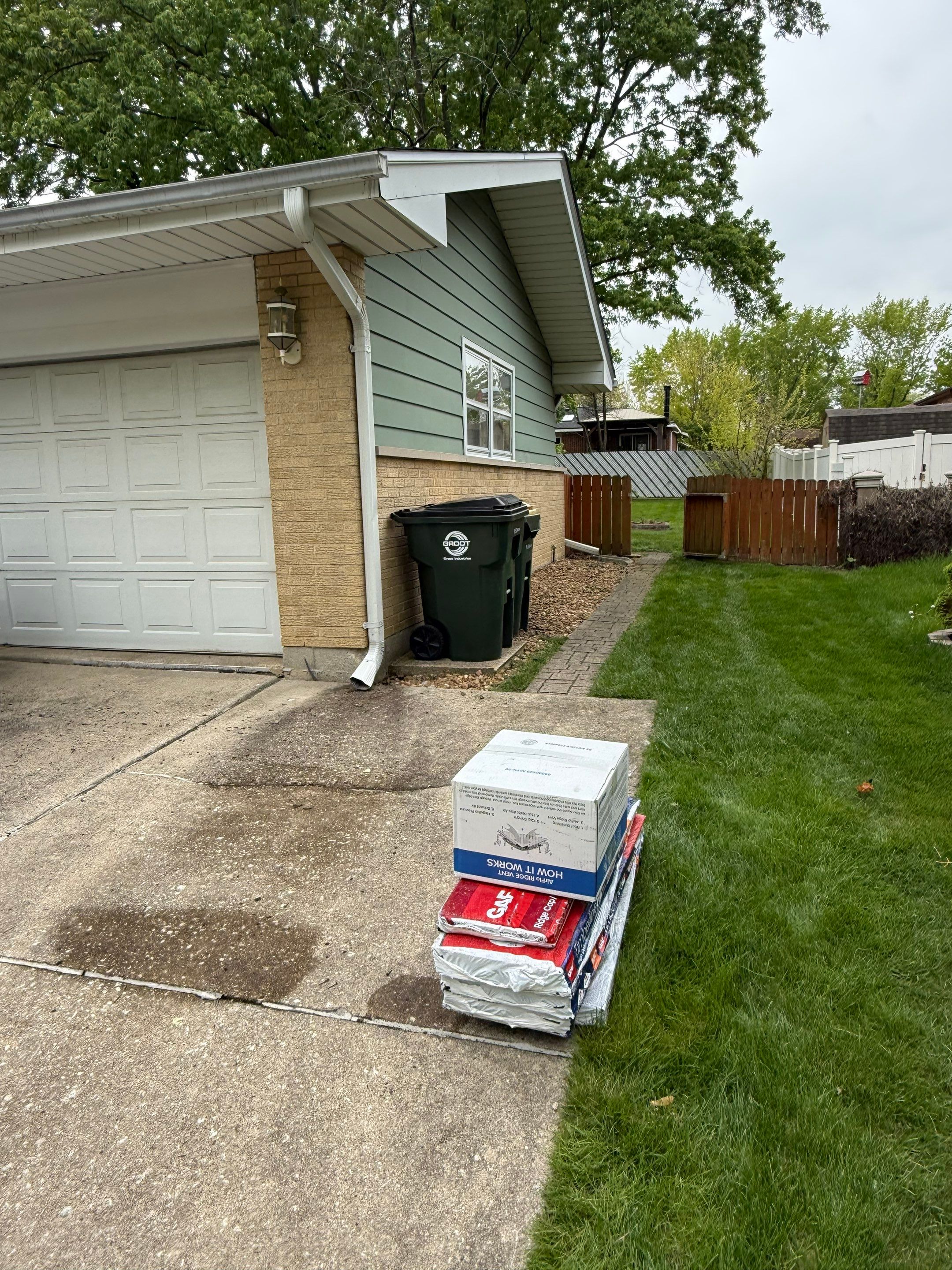 Roof replacement and chimney flashing by Optimal Home Improvement 