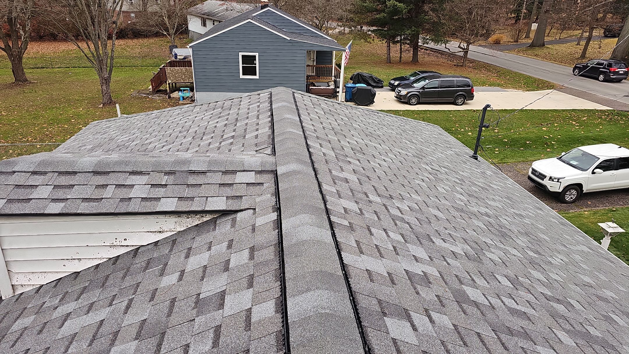 ATLAS PINNACLE COLOR: COASTAL GRANITE DRIP EDGE: TUXEDO GRAY by Eagle Eye Roofing