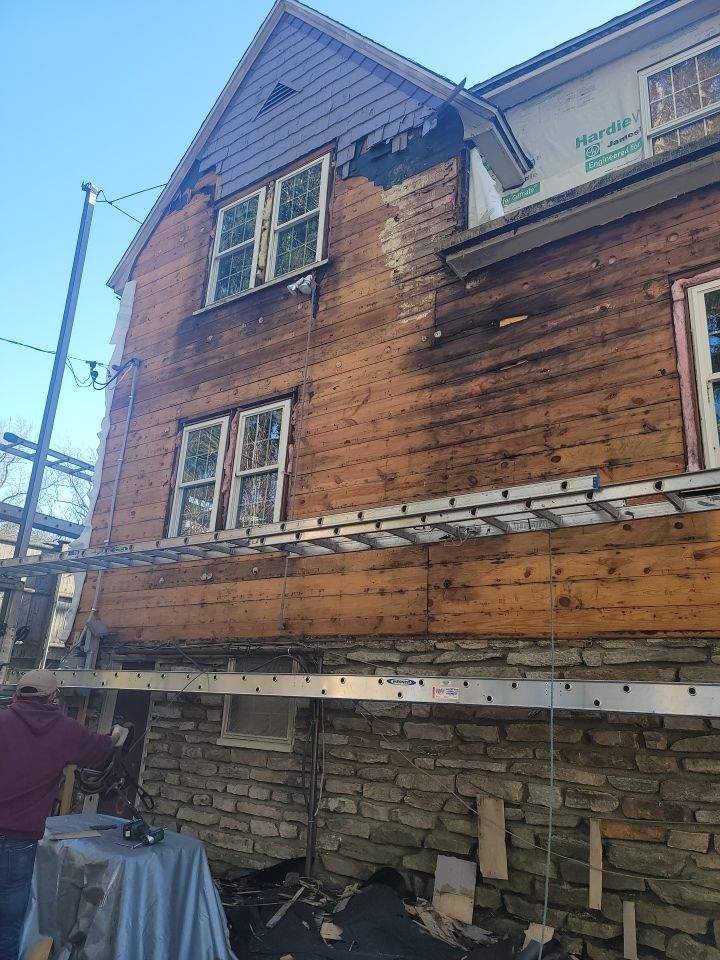 Siding Installation using James Hardie by UBrothers Construction