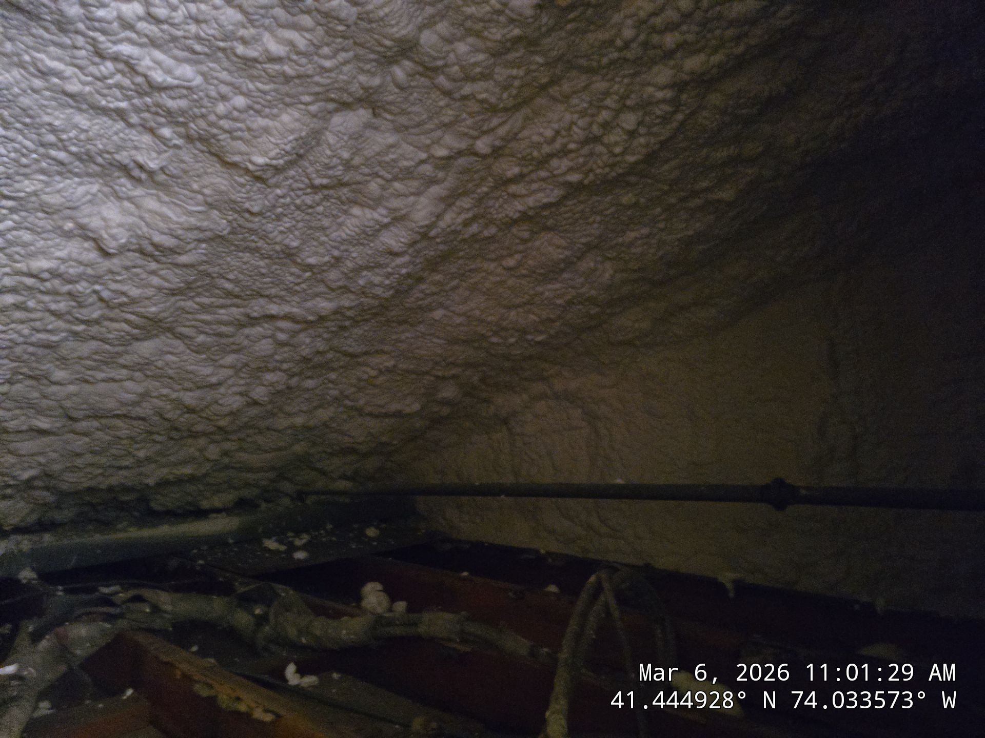 Attic Insulation using open cell spray foam by NYS Foam & Energy