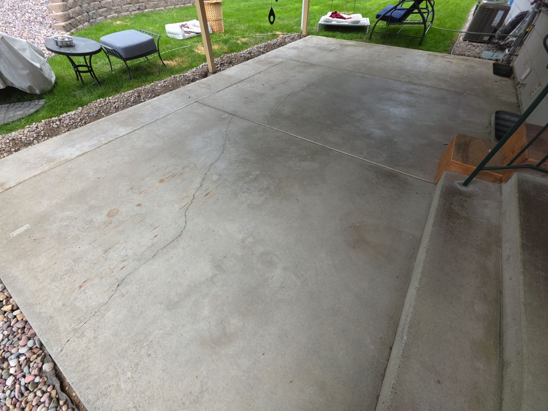 Quartzite Hybrid Concrete Coating for Spokane Patio and Entry by Croc Coatings, LLC