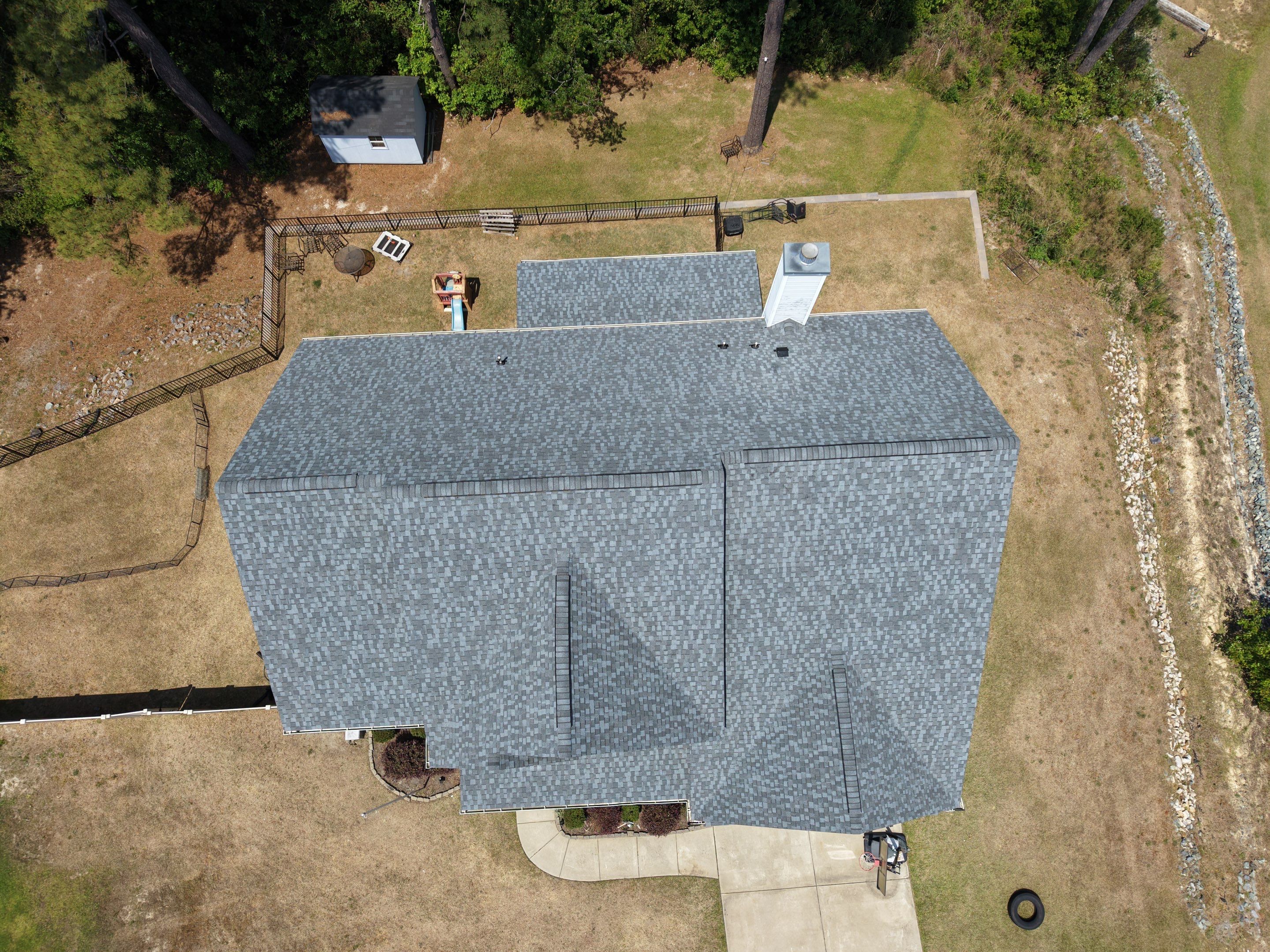 Asphalt Shingle Roof Replacement on Multi-Gabled Sanford Home by Prepare The Way Roofing