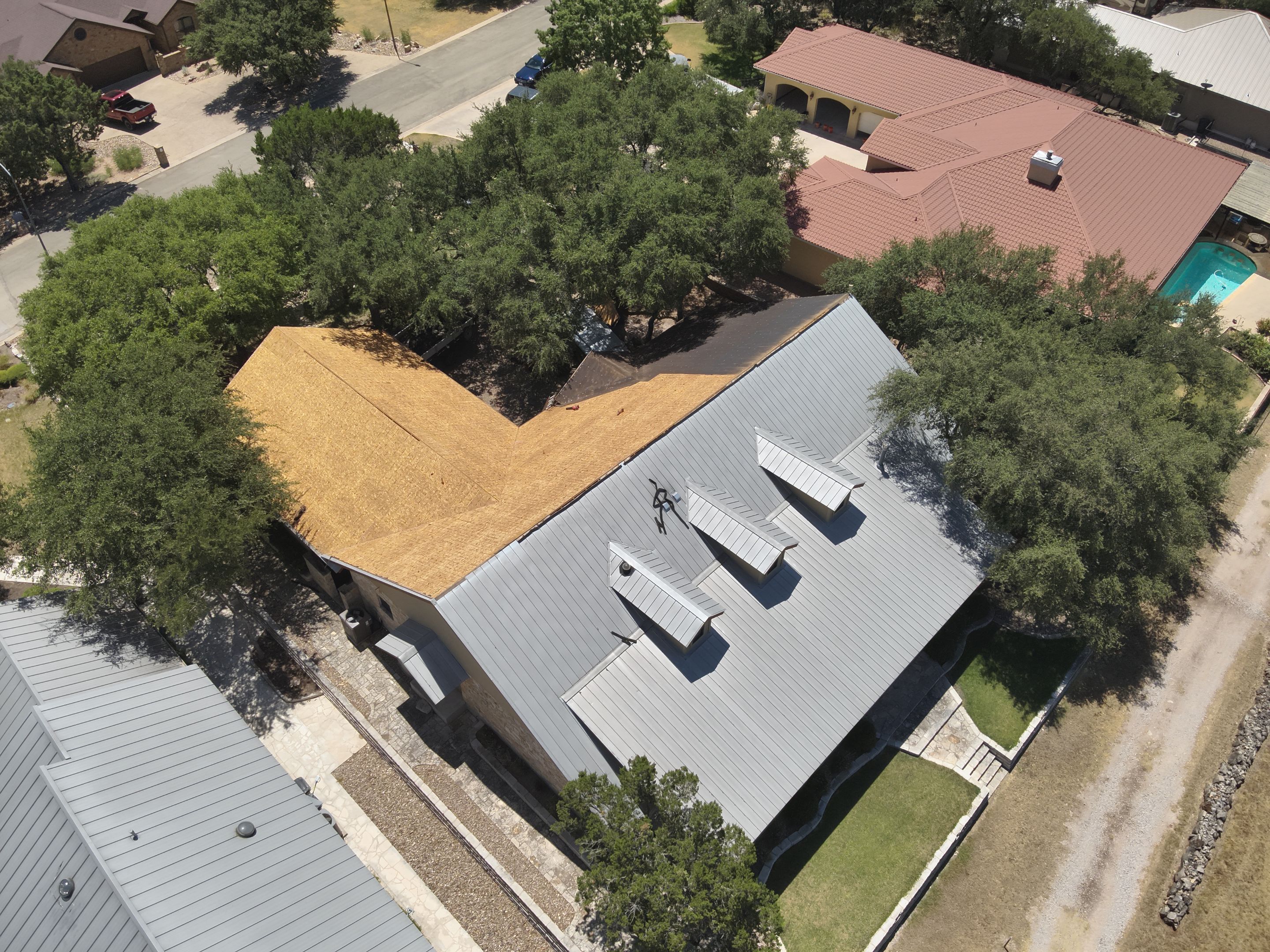 Metal Roof Replacement in Burnet, TX by Action Exteriors Austin