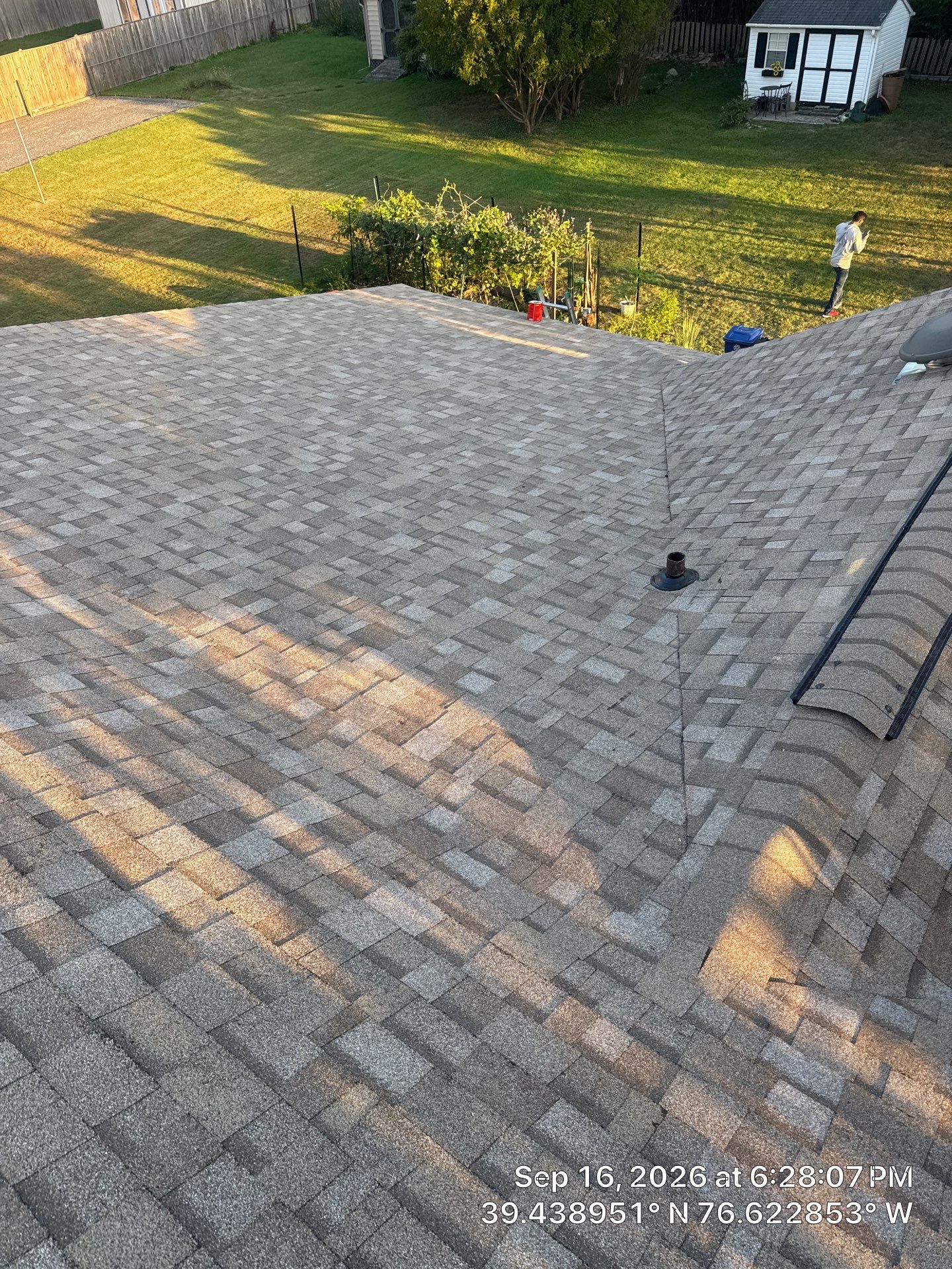 Architectural Asphalt Shingle Roof Replacement in Timonium, Maryland by First Chesapeake Roofing