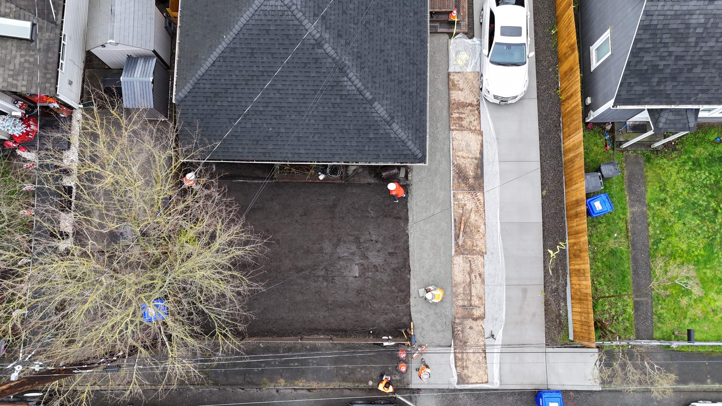 Concrete Driveway & Landscaping Project | Everett by Jireh Asphalt & Concrete Inc 