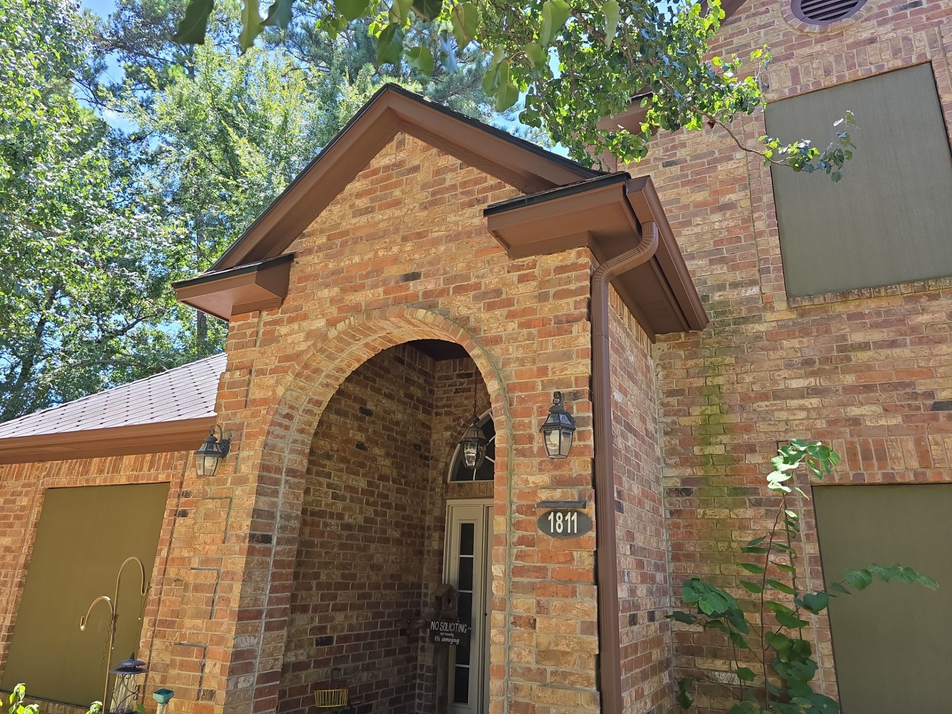 Exterior Painting in Gladewater, TX | Brick House Renewal by Quality Coats Painting