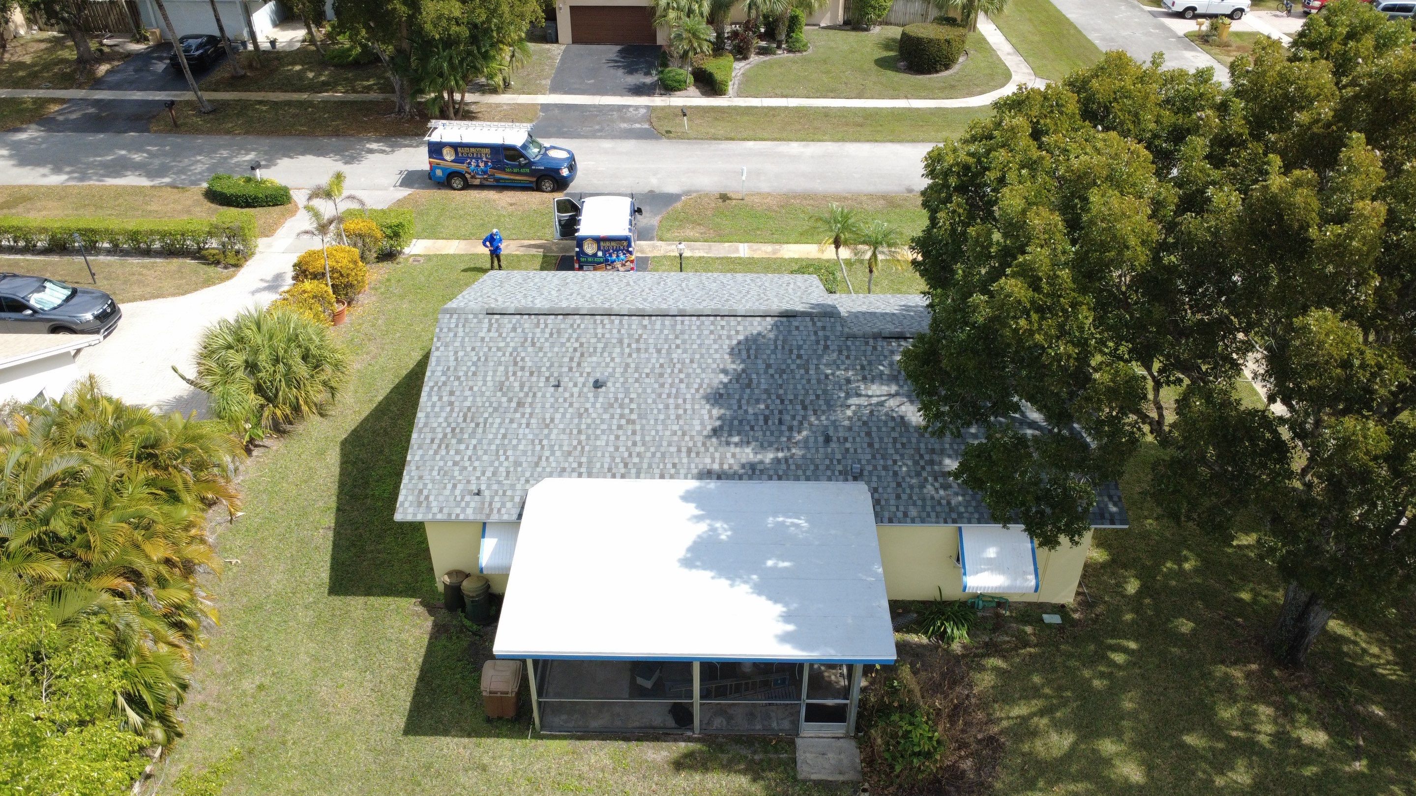 Residential Roofing Installation using GAF by BLUES BROTHERS ROOFING