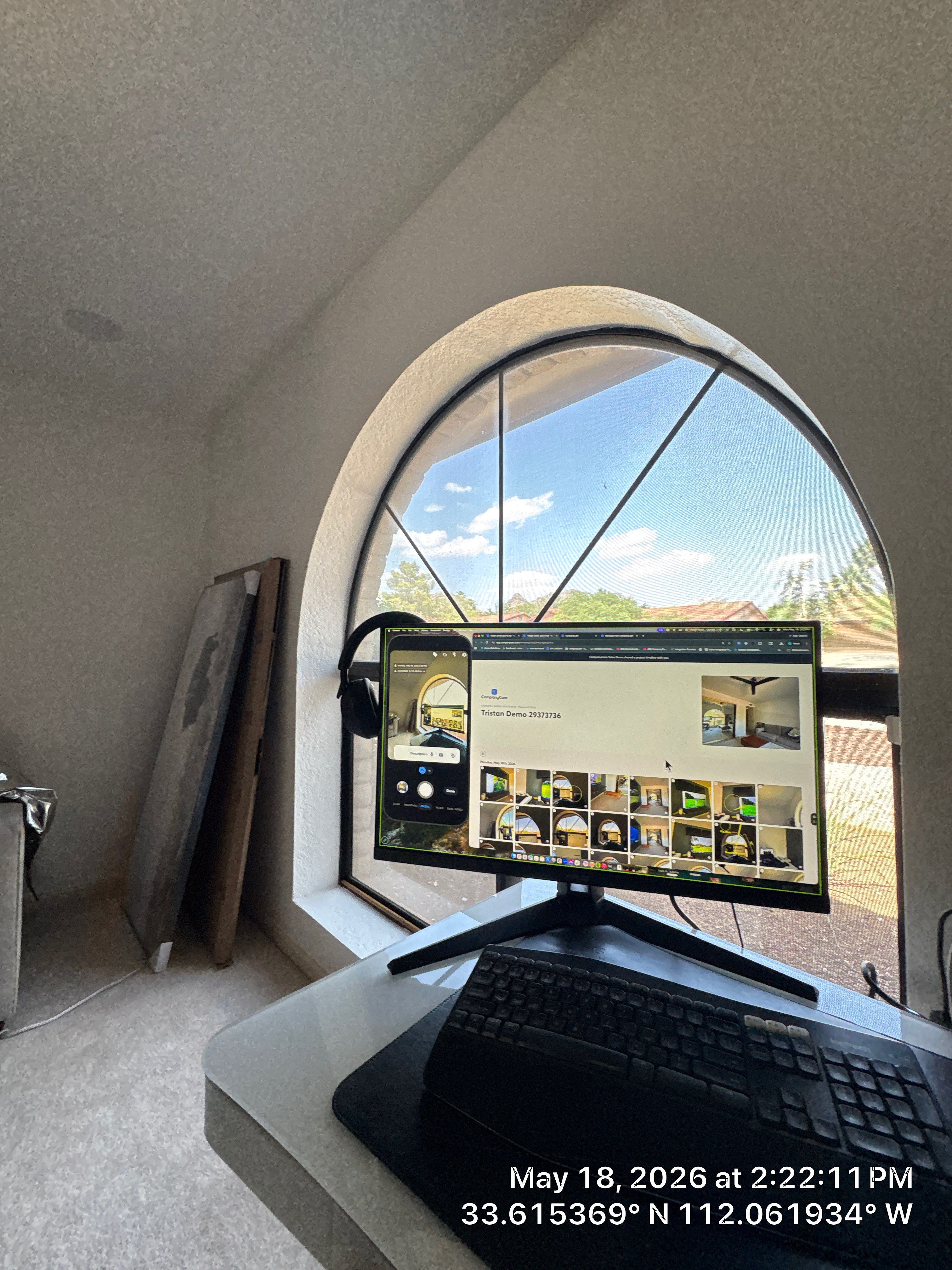 Modern AV Update and Home Office Installation in Phoenix by CompanyCam Sales Demo