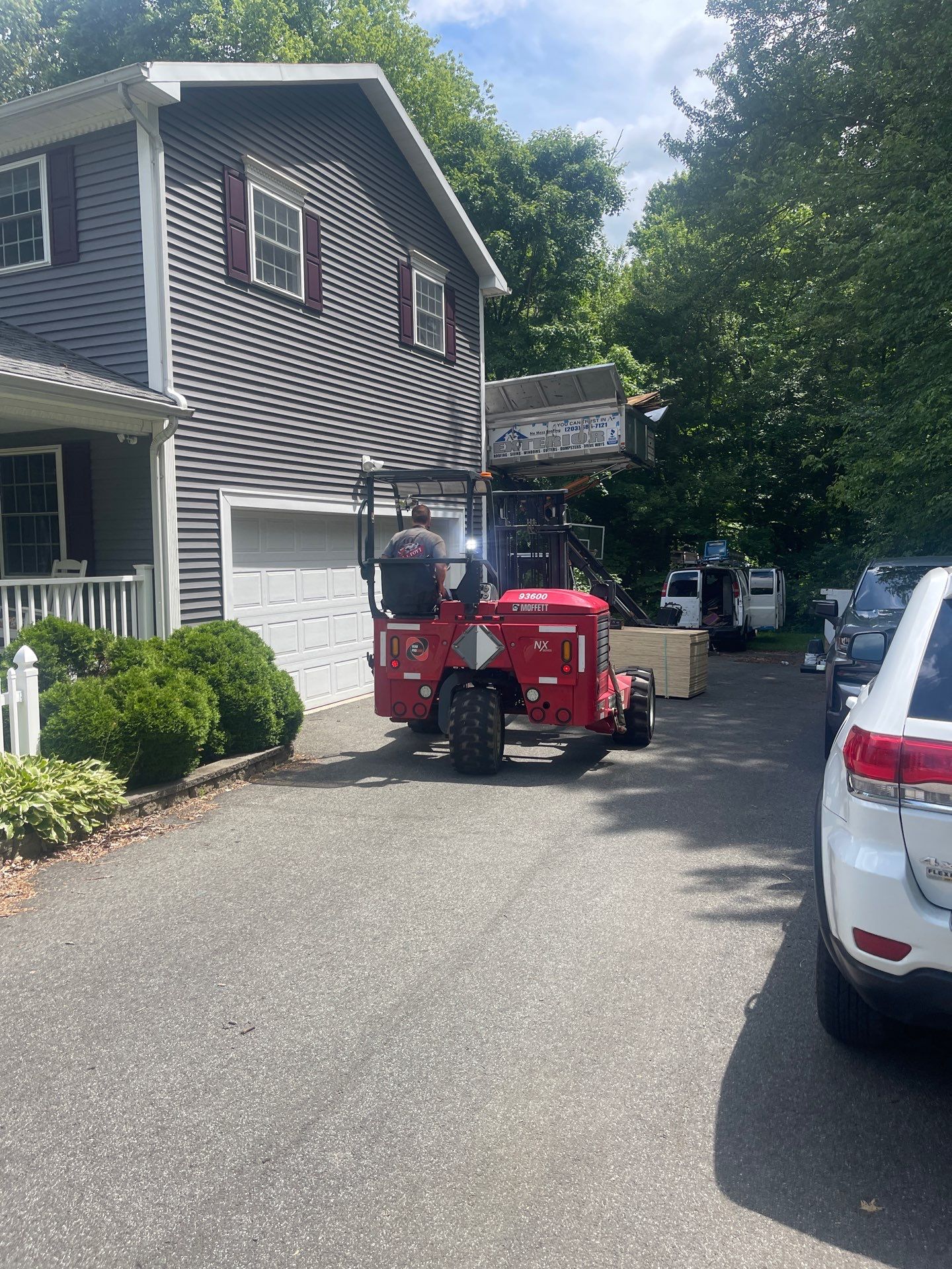 Residential Roofing Installation using Owens Corning TruDefinition Duration AR - Williamsburg Gray by A Plus Exterior