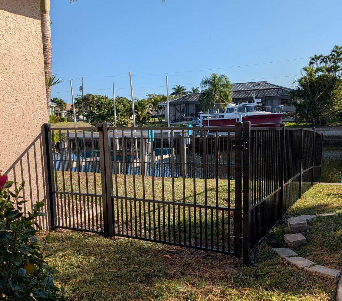 Puppy Picket Aluminum Fence in Punta Gorda by True Fence LLC