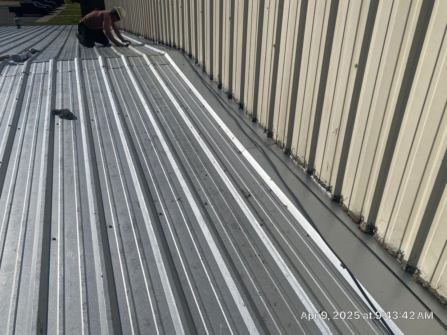 Metal Roof Project in Tulsa by Decor Roofing & Restoration