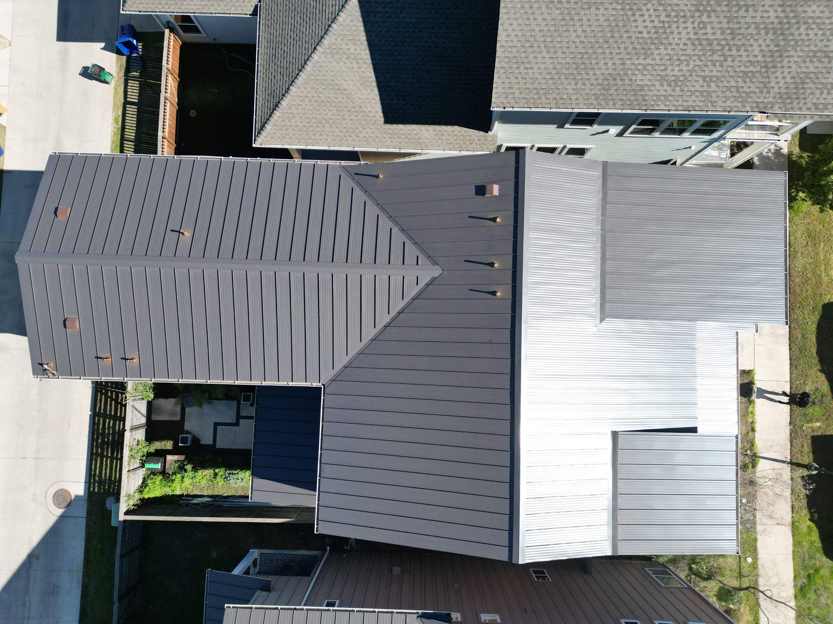 Dark Bronze Standing Seam Metal Roof by RoofsOnly.com