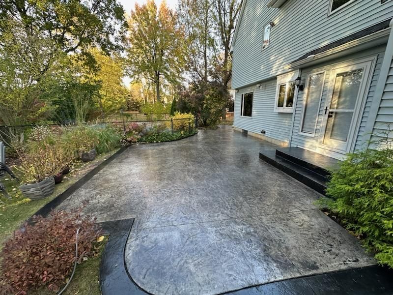 Stamped Concrete by Ivy Lea Construction
