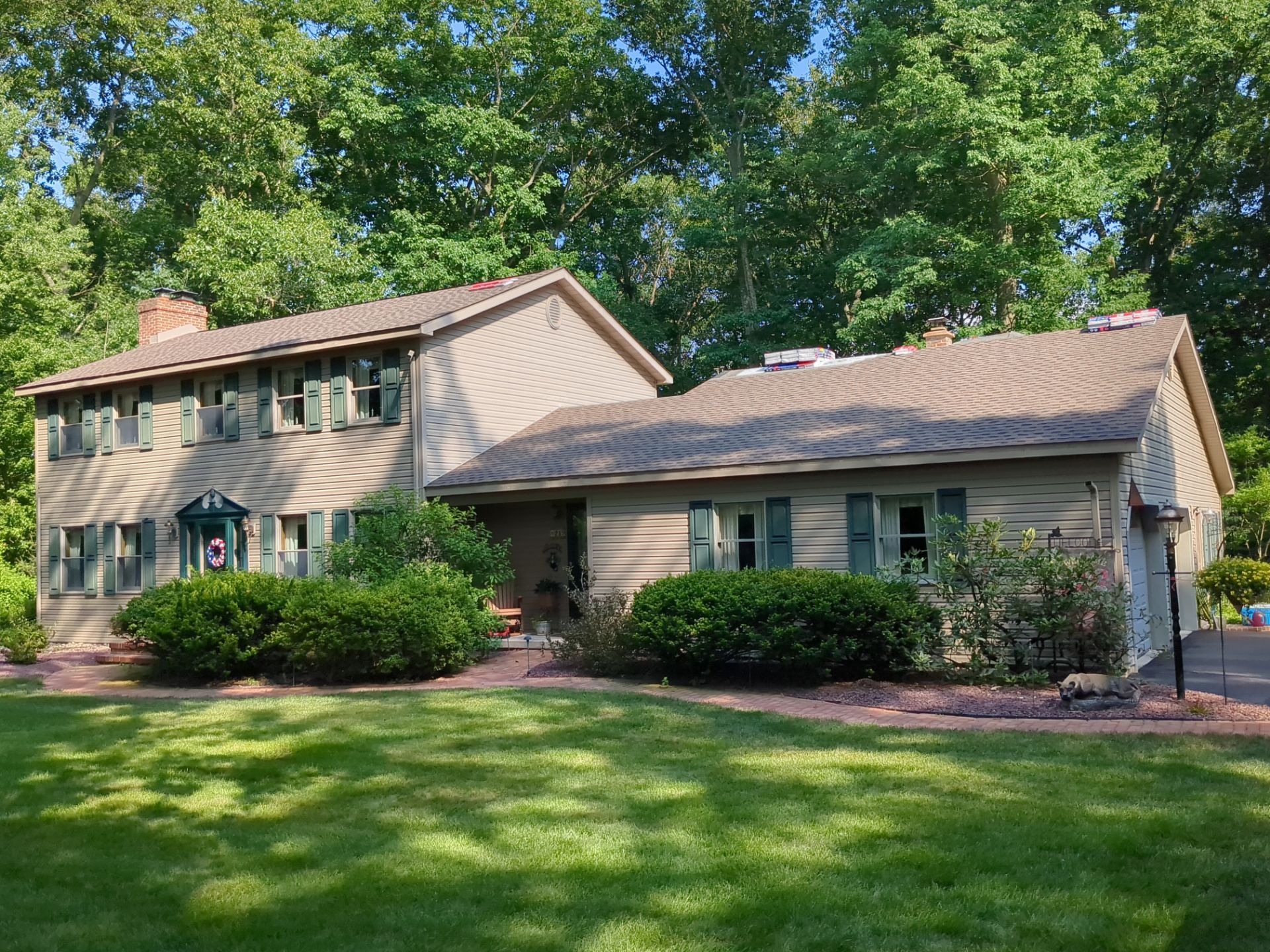 Architectural Shingle Roof Replacement by Esh Builders