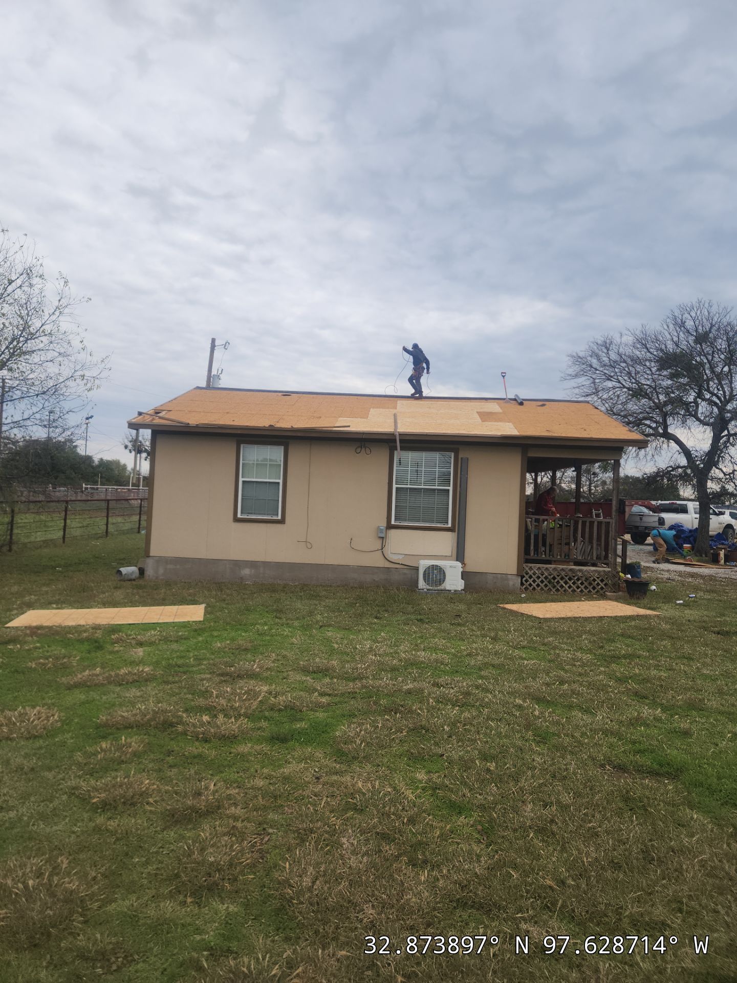 Project in Weatherford by Lonestar Roofing and Restoration LLC.