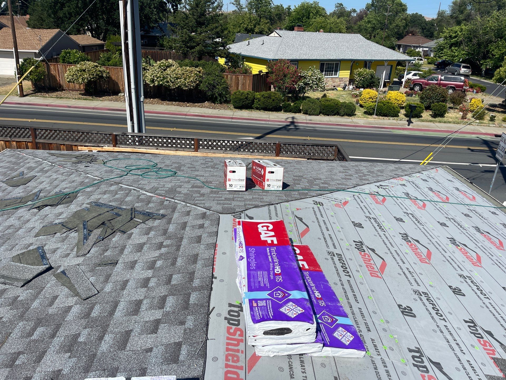 Residential Roofing Replacement using GAF Timberline Reflector Series by Acker Roofing
