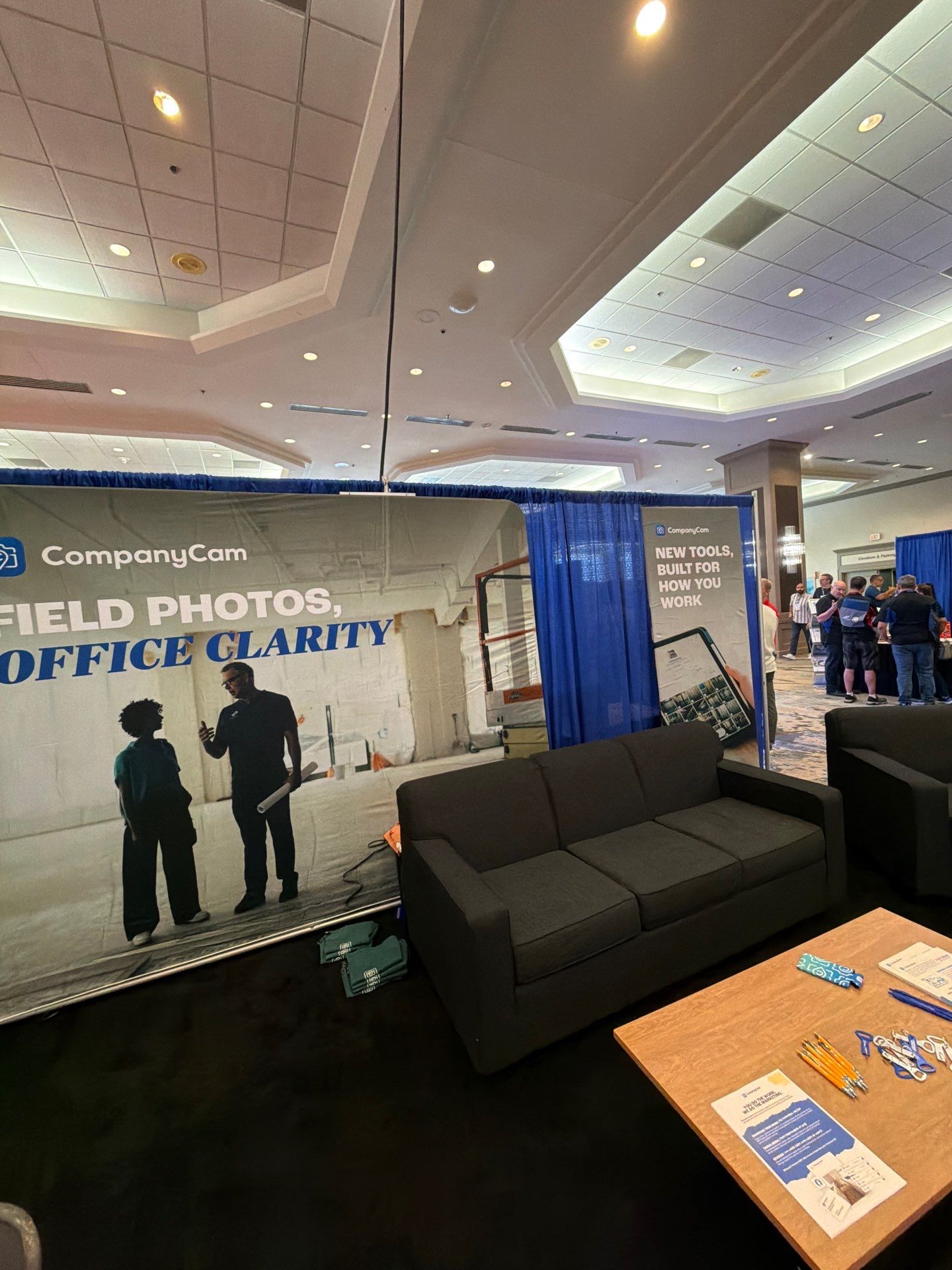 Commercial Exhibit and Branded Booth Installation in Dallas by CompanyCam Sales Demo