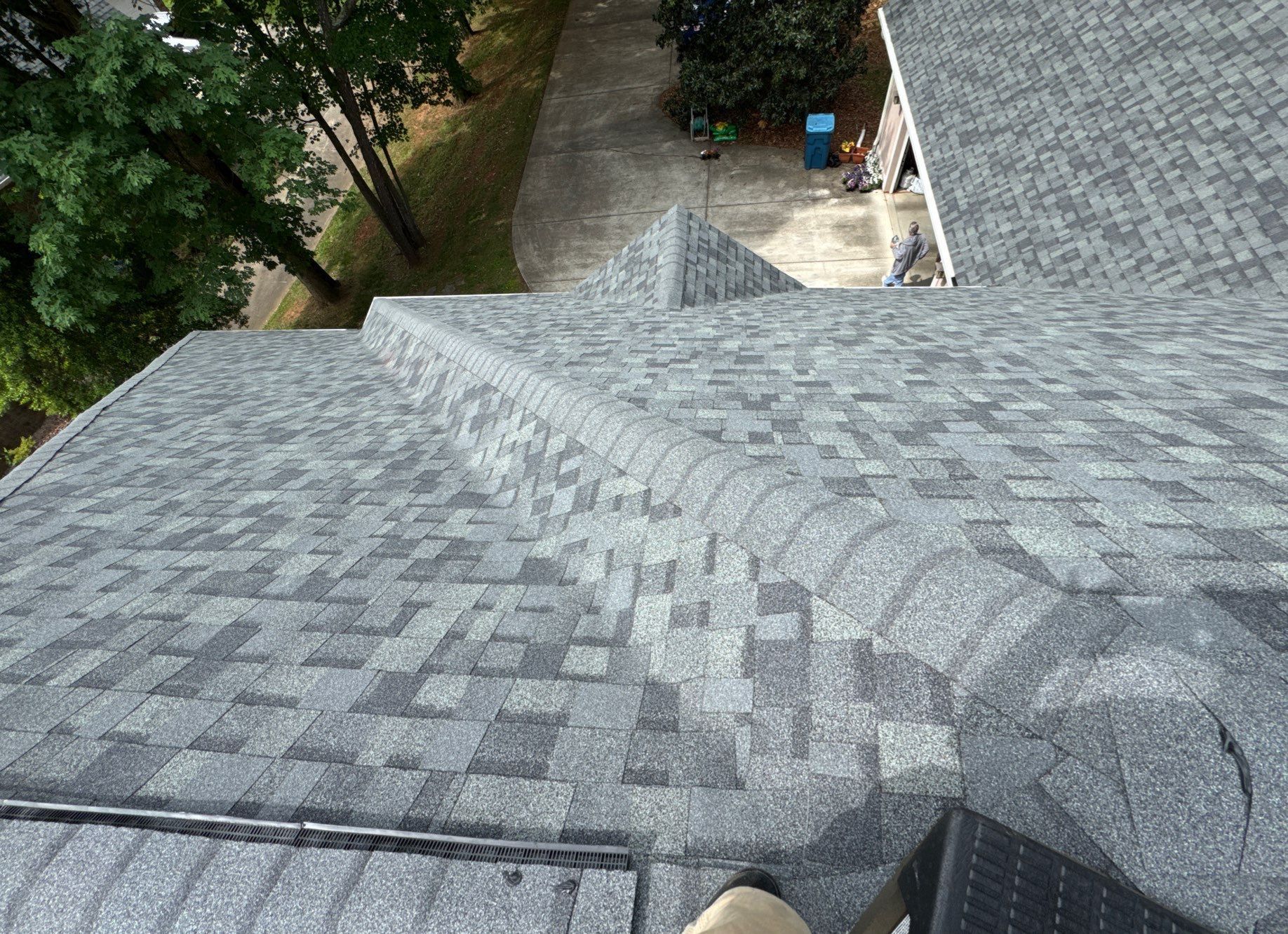 Residential Roof Replacement with Owens Corning Duration Architectural Shingles and 5 Velux Skylights in Charlotte, North Carolina by Merritt Roofing LLC