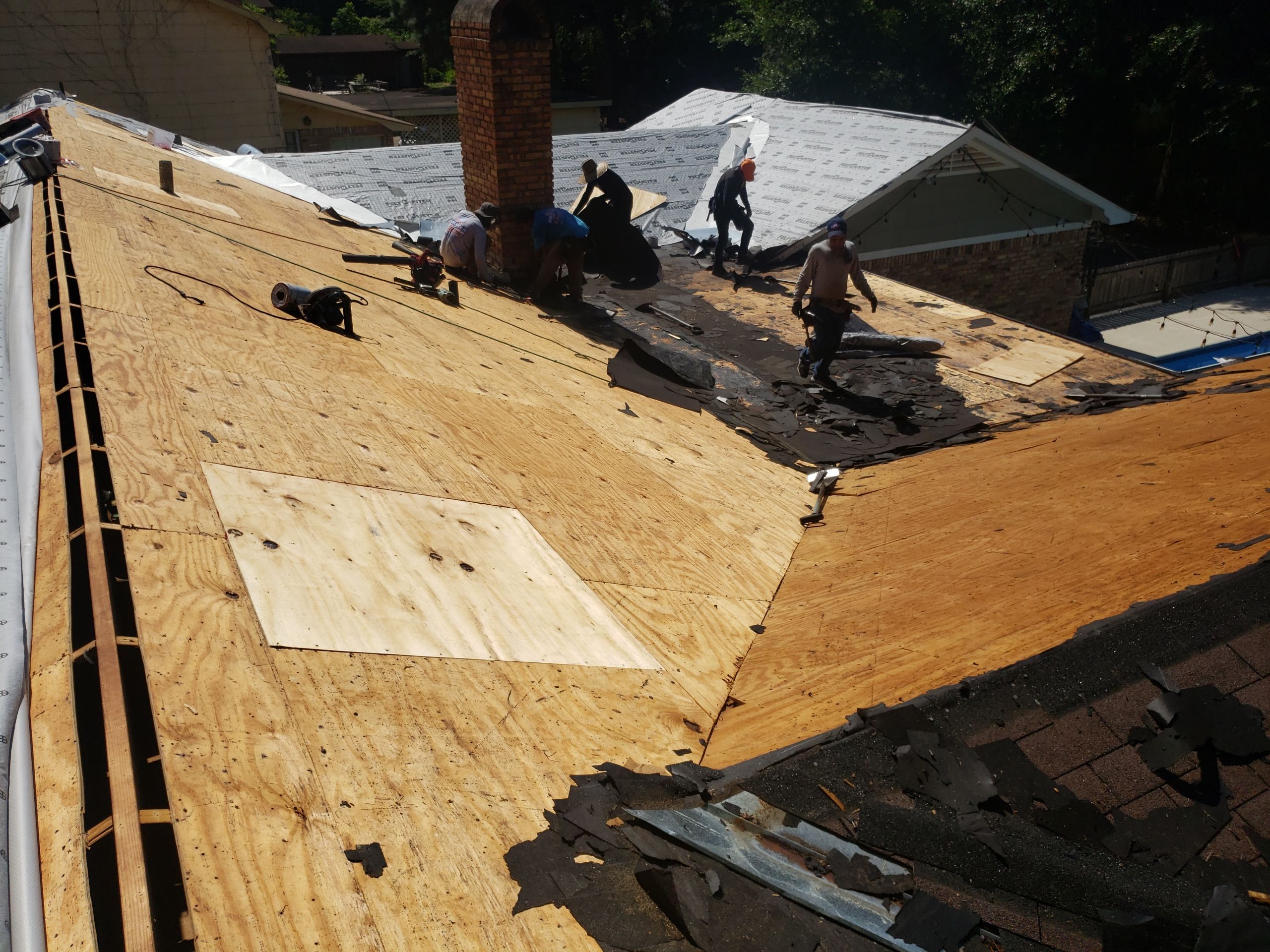 Residential Roofing Installation using Roof Replacement by American Roofing & Construction LLC