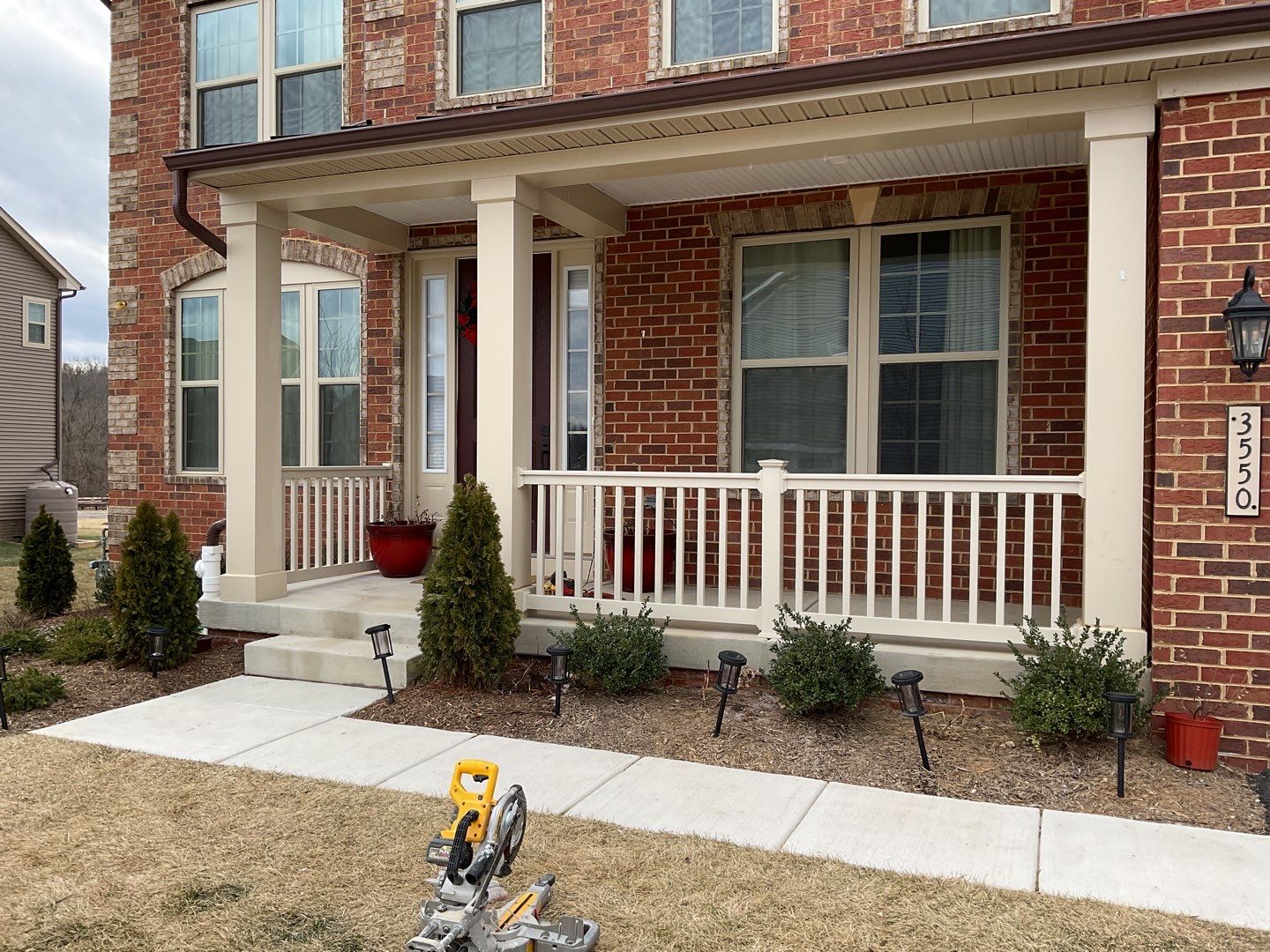 Deck Installation using New Vinyl Gate  by Alpha Design Services