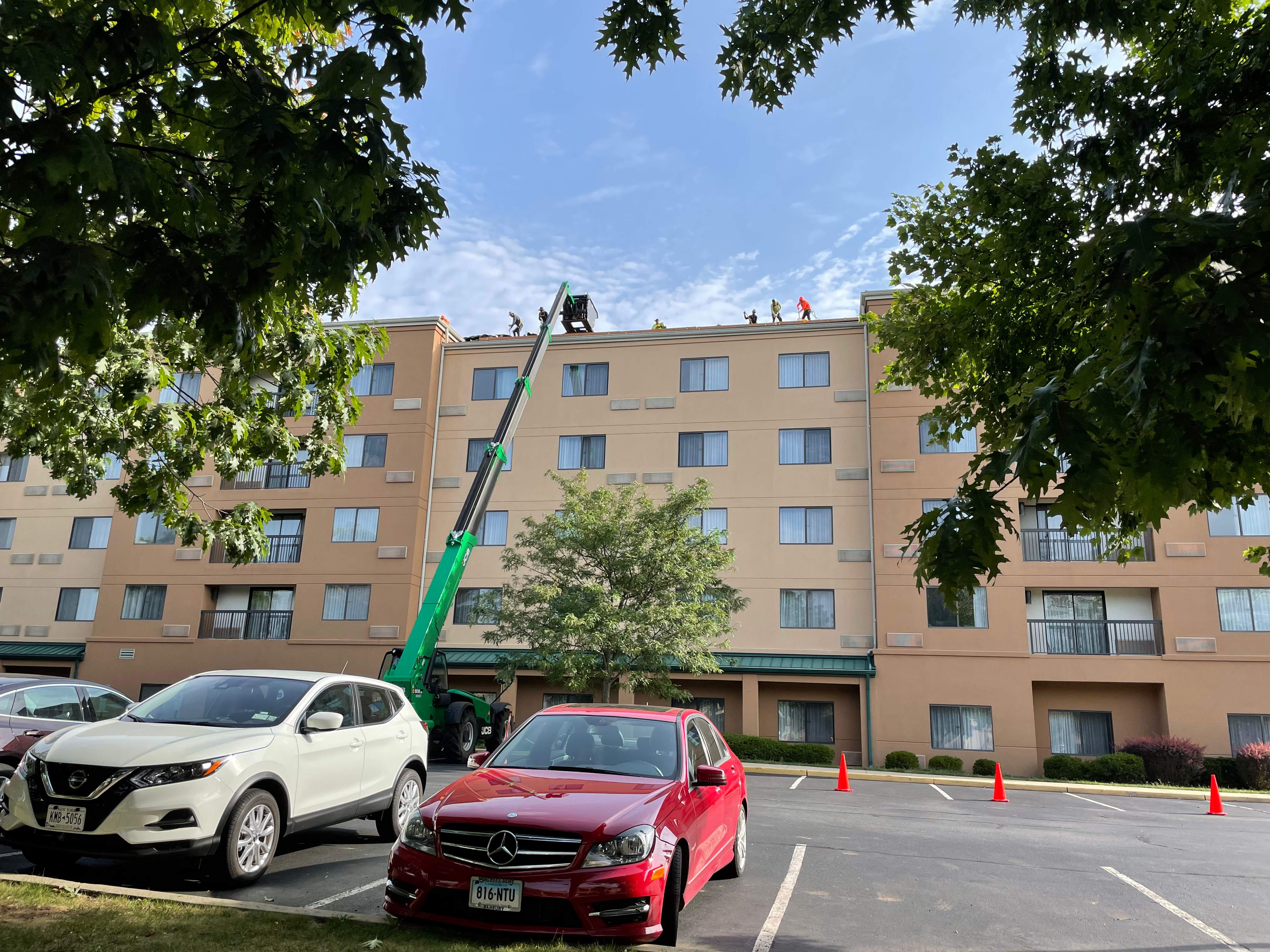 Commercial Roofing Installation using Owens Corning Duration by All Site Roofing