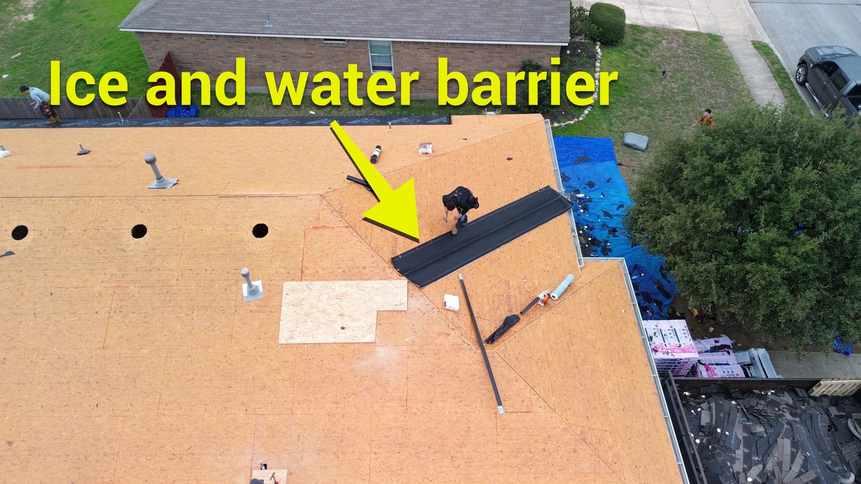 Residential Roof Replacement using 30 Year Laminate Shingles with High Profile Ridge by Premier Roofing and Contracting