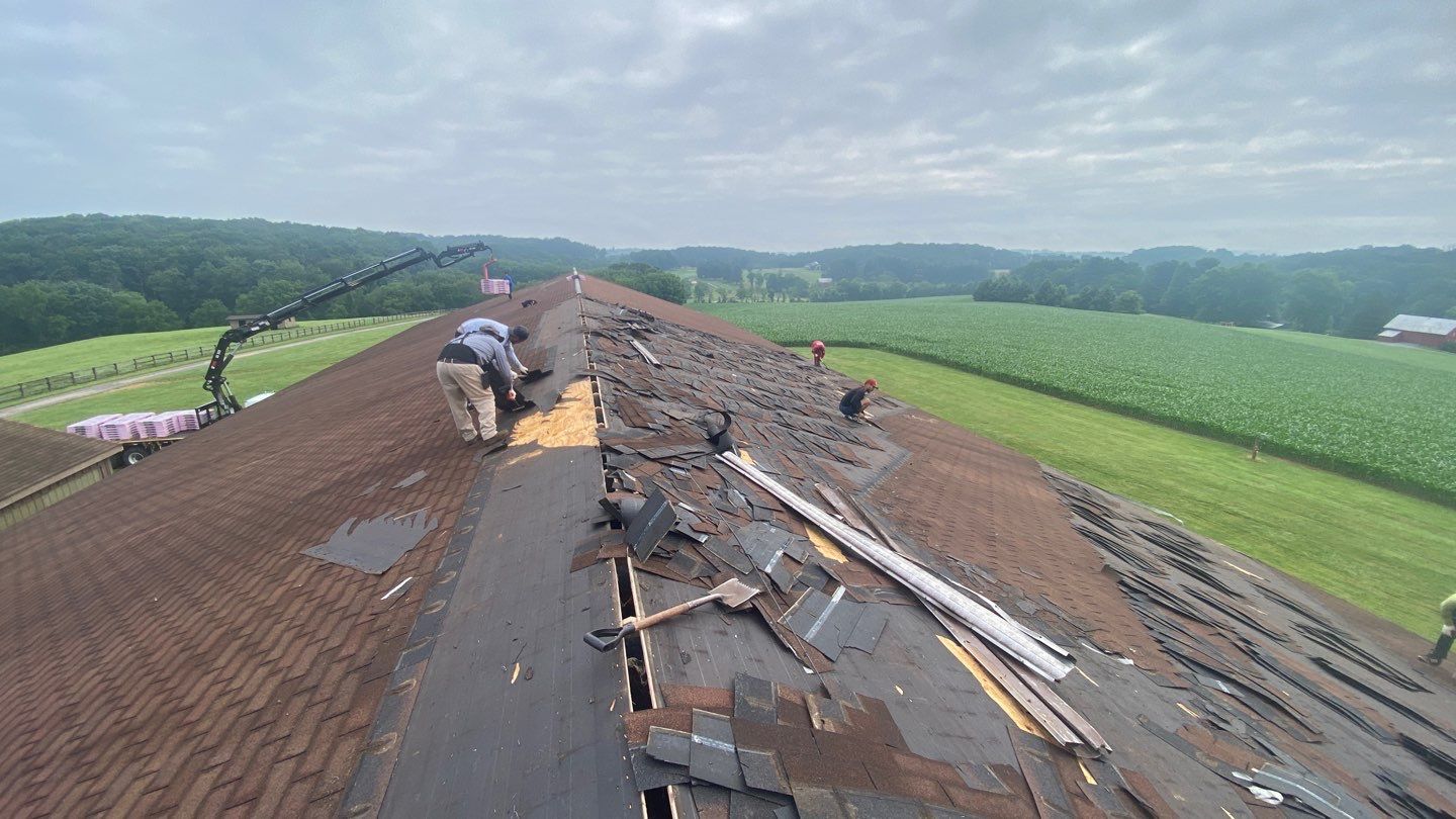 Roof Replacement in Upperco, MD • Private Farm by Seipp Roofing, LLC