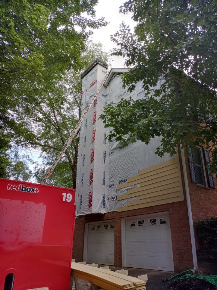 Siding Replacement and Exterior Trim Painting in Marietta, Georgia by Swift Home Renovations