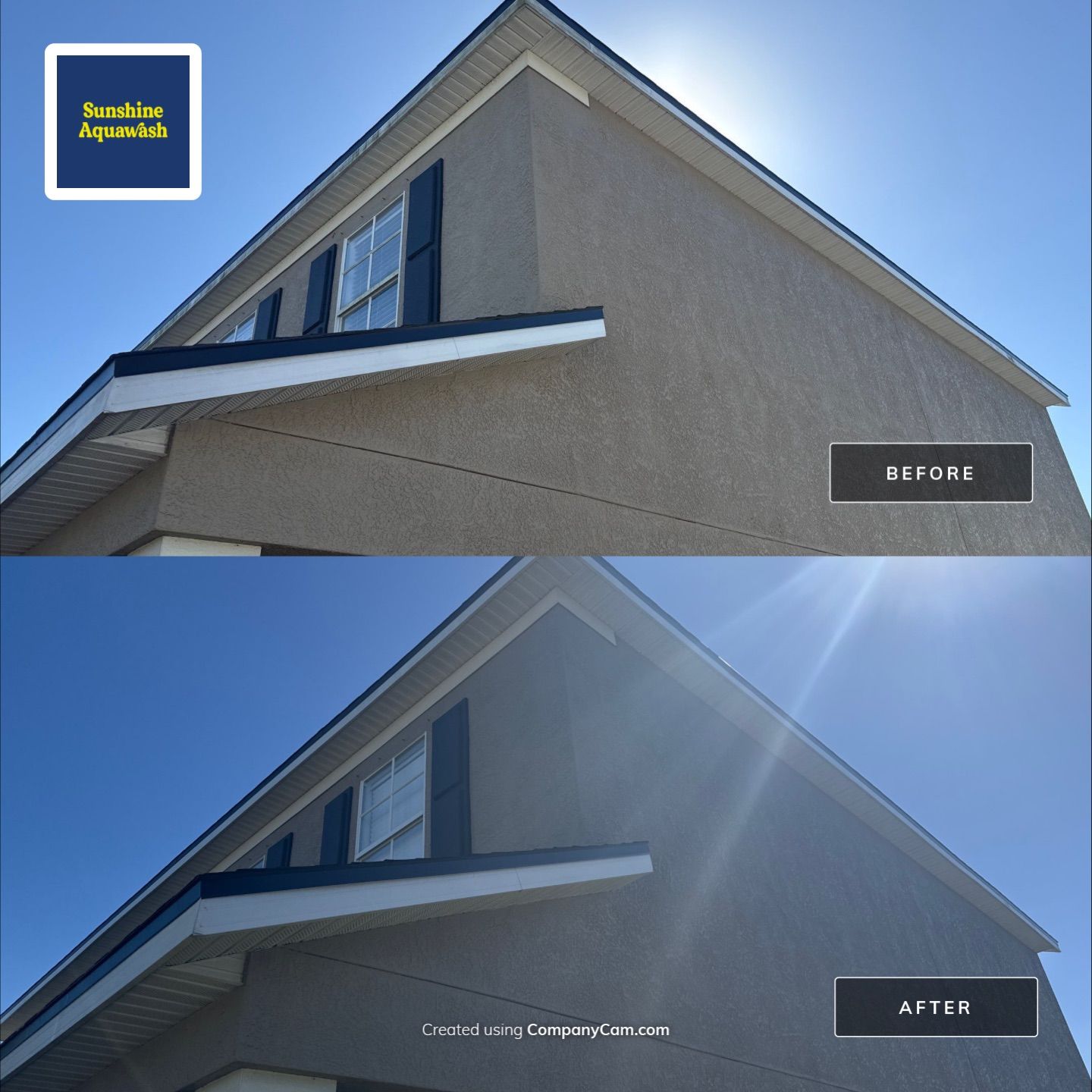 Two-Story House Wash in Crystal Lakes – Palmetto, FL by Sunshine AquaWash