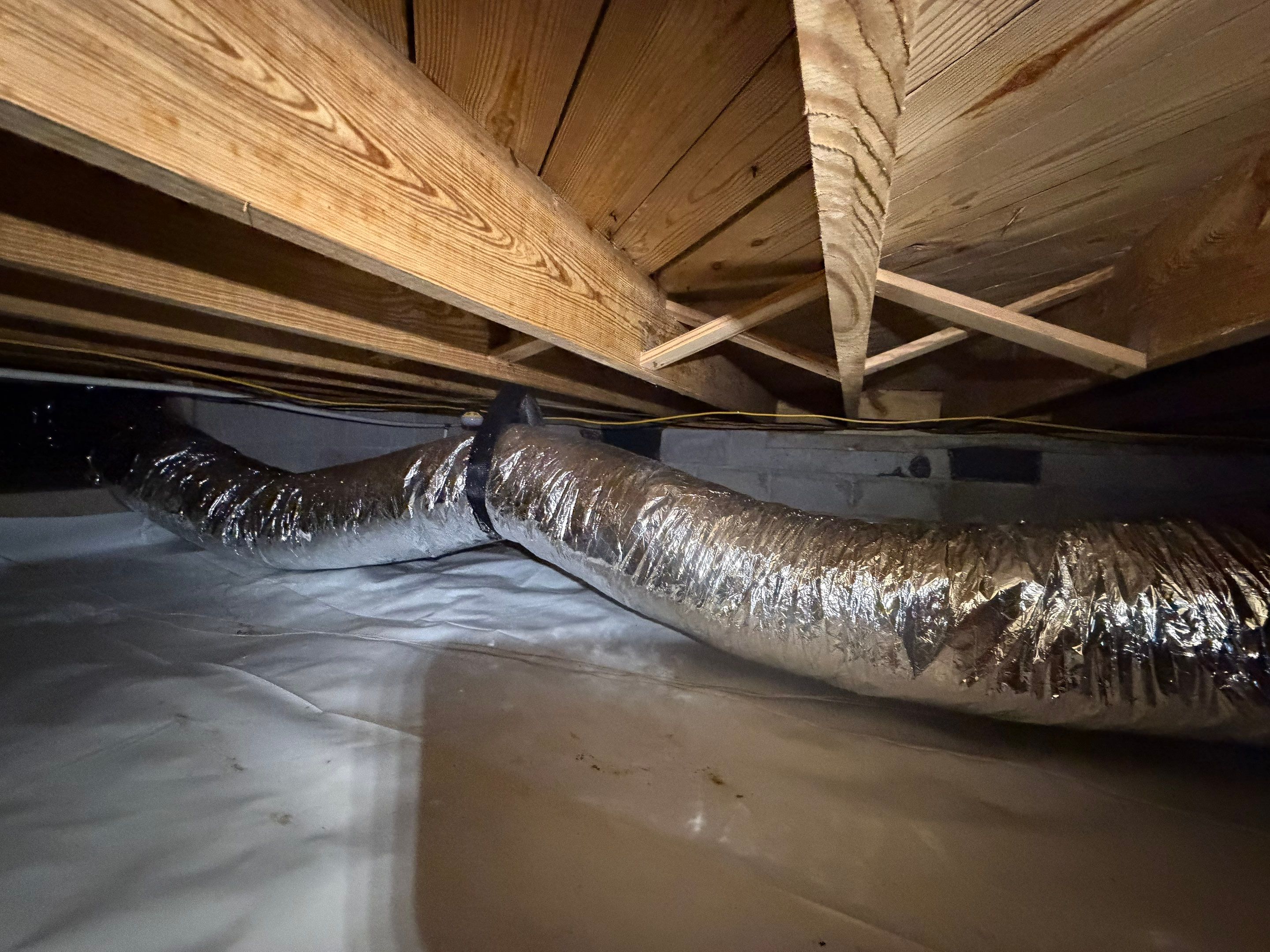 Project in Norfolk by Patriot Crawl Space Repairs