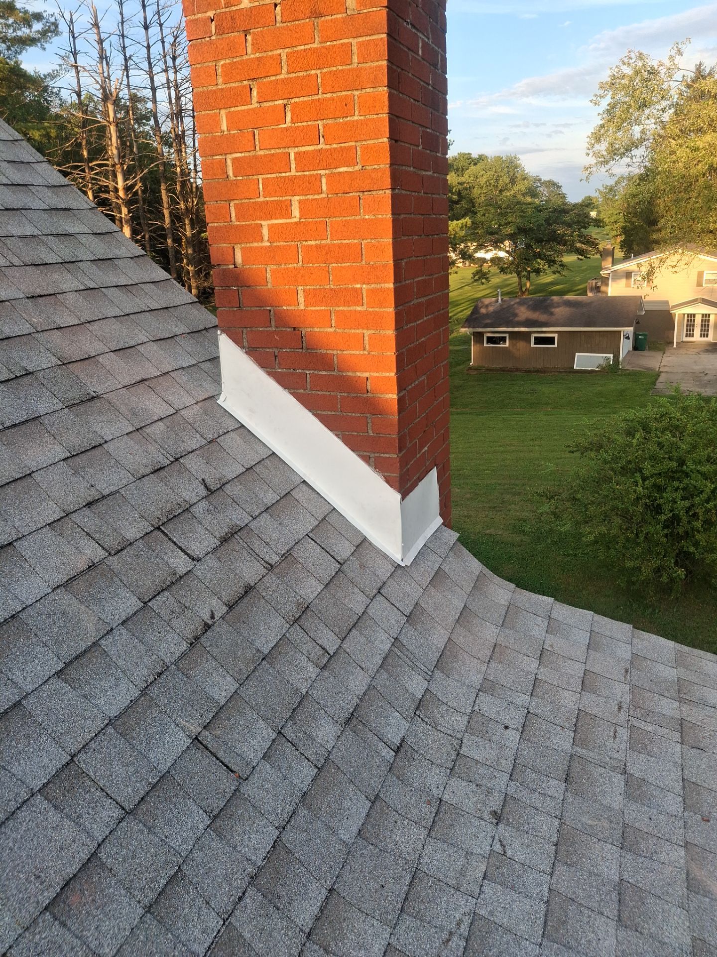 Residential Roofing Installation using GAF Timberline HDZ Fox Hollow Grey by Rainstoppers Roofing