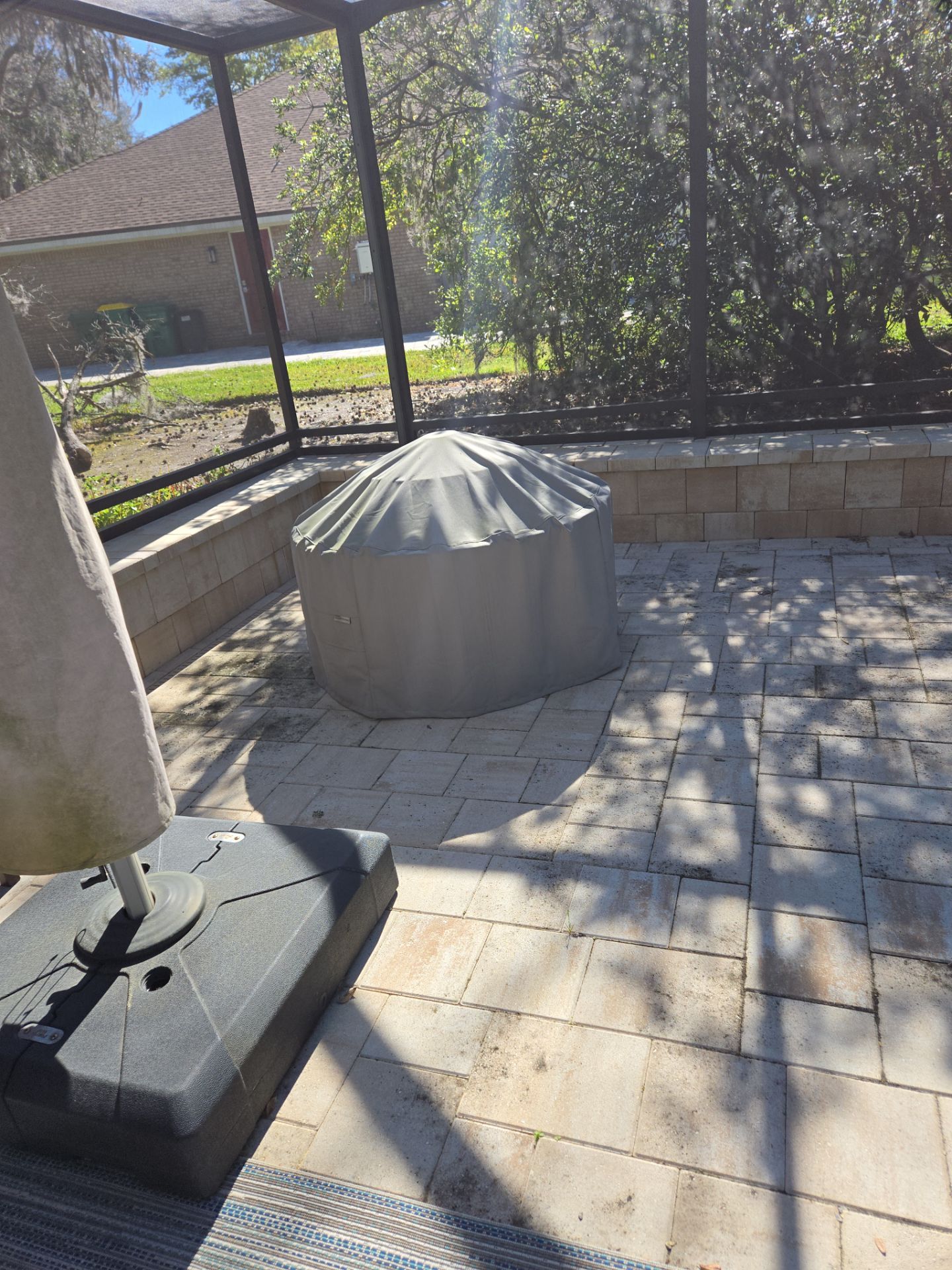 paver patio using Concrete Sealant by DuraSeal