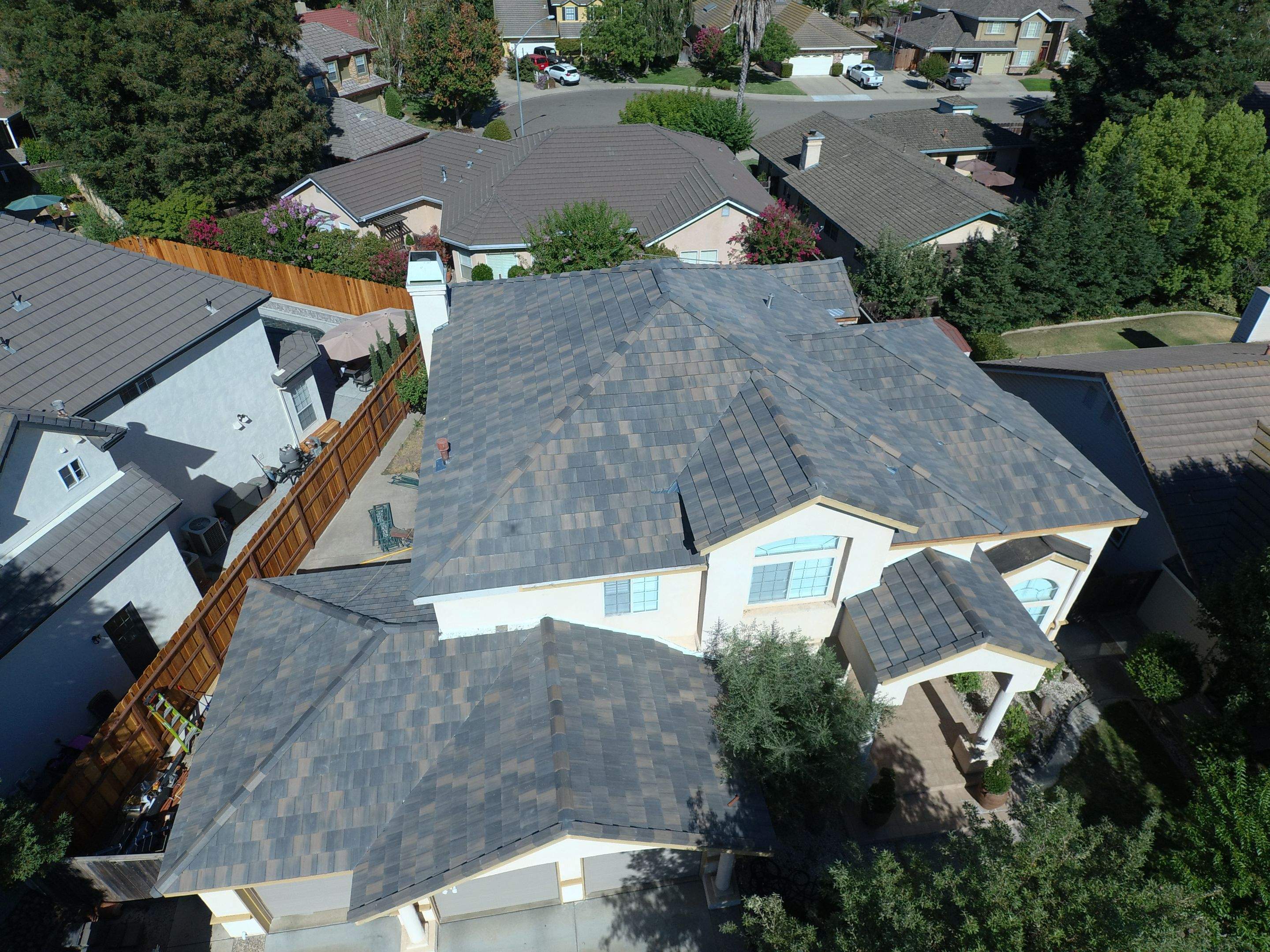 New tile project using Monier roof tile by Straight Edge Roofing Inc