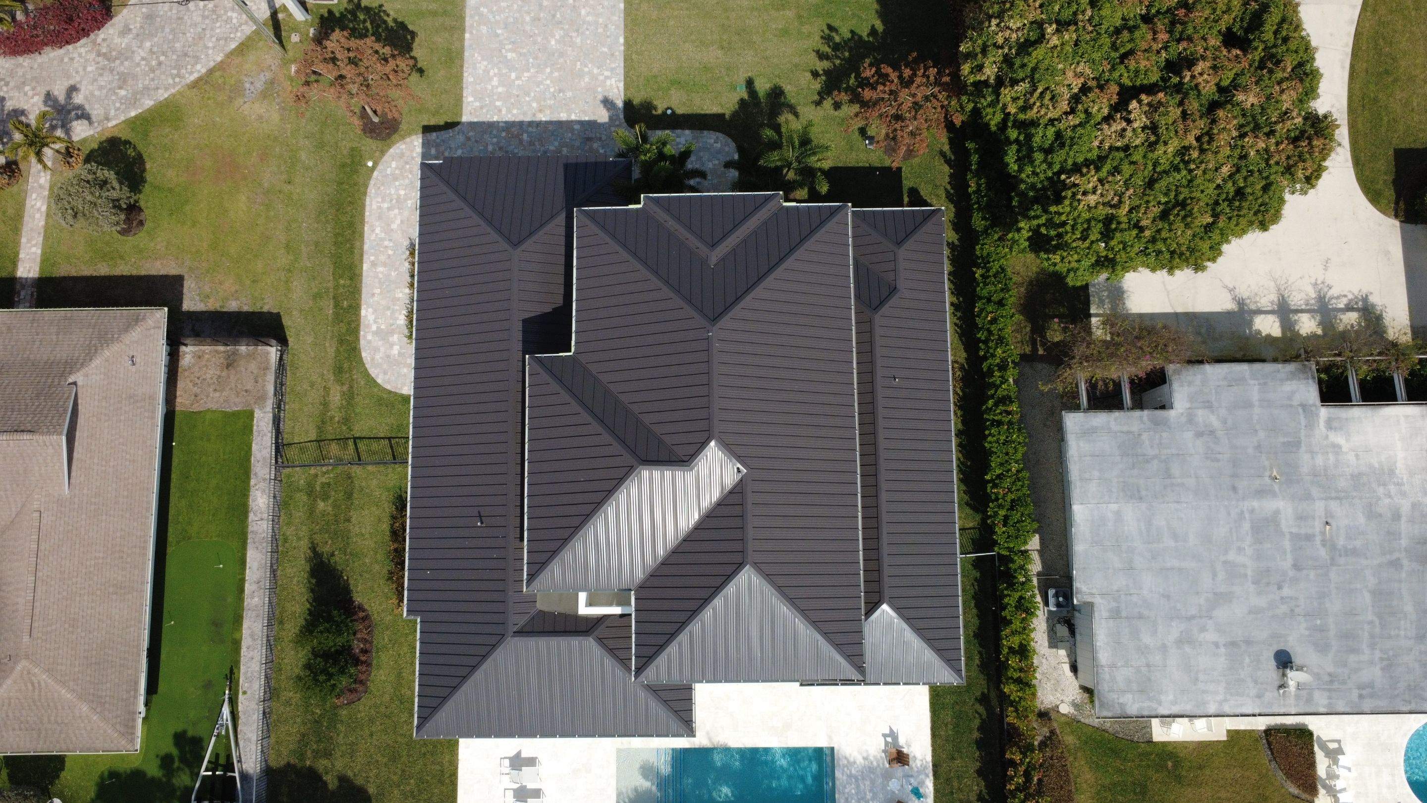 Kynar (Color Coated) Standing Seam Metal Roof Installation by Sailfish Roofing