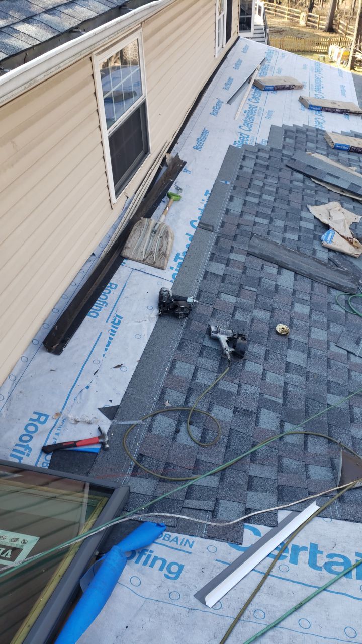 Burke Certainteed Landmark Pro MD Colonial Slate New Roof Installation by RM Banning, Inc.