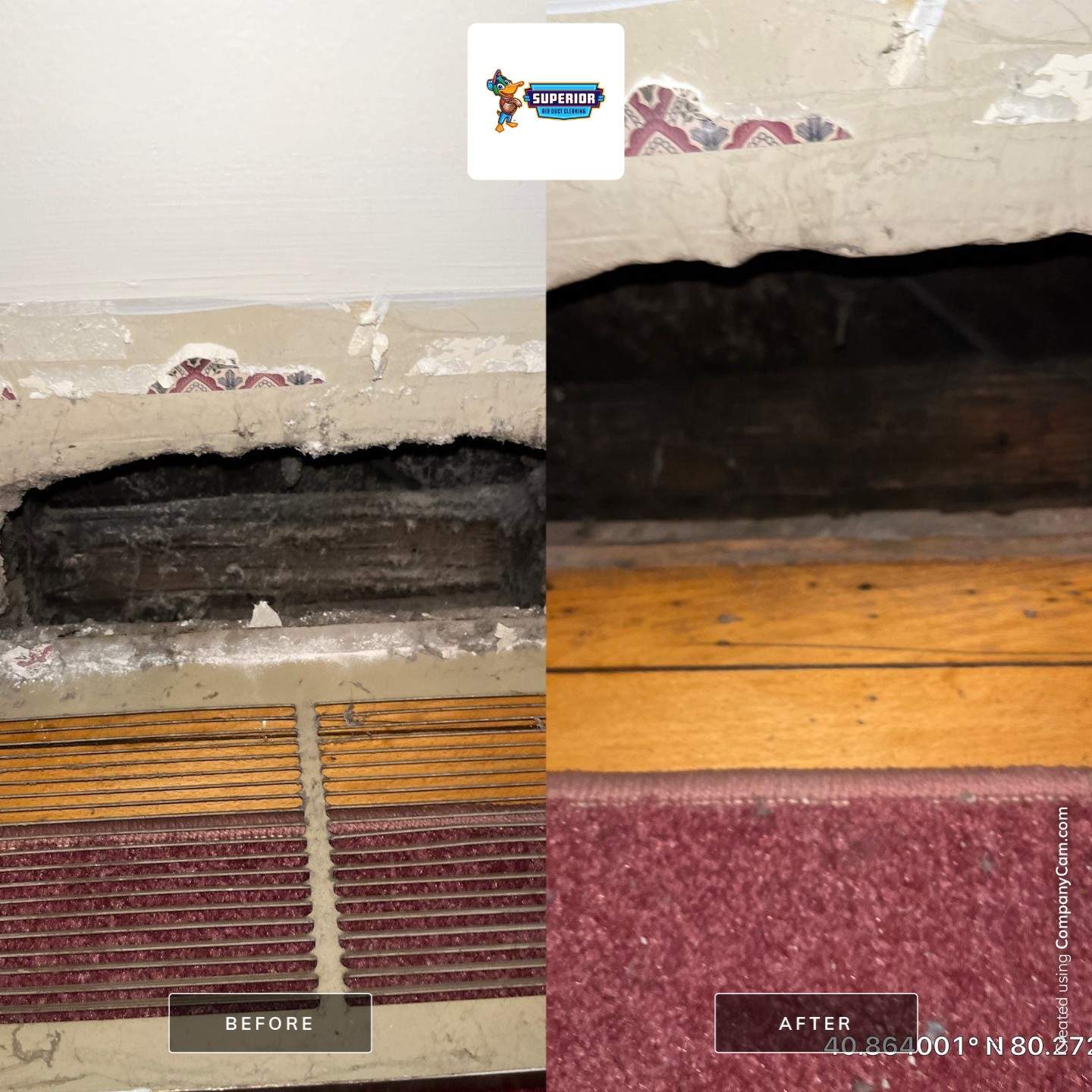 Air Duct Cleaning With a Vacuum Truck in Ellwood City, PA by Superior Air Duct Cleaning