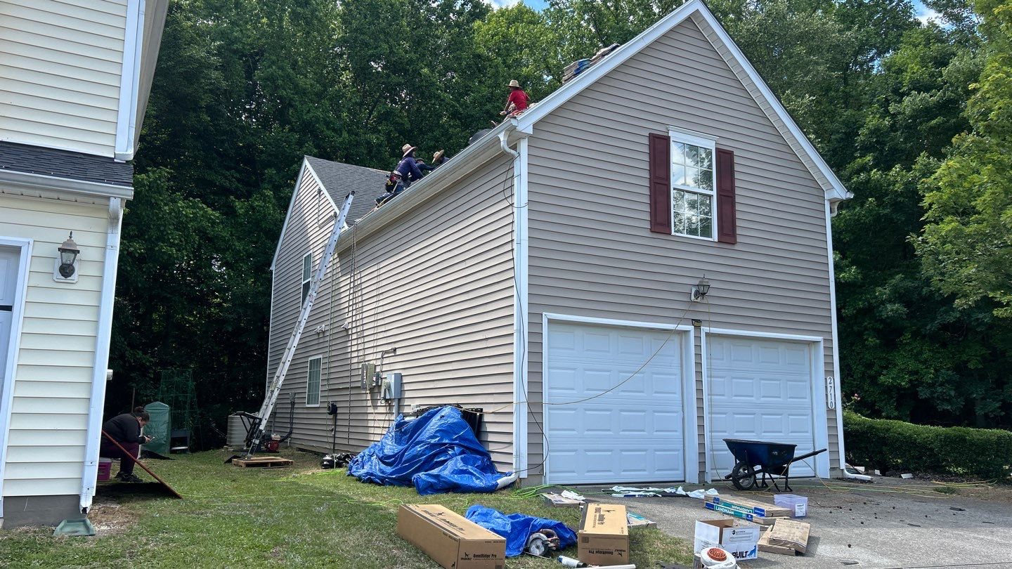 Roof replacement by hail damage by Just Brilliant Restoration JBR
