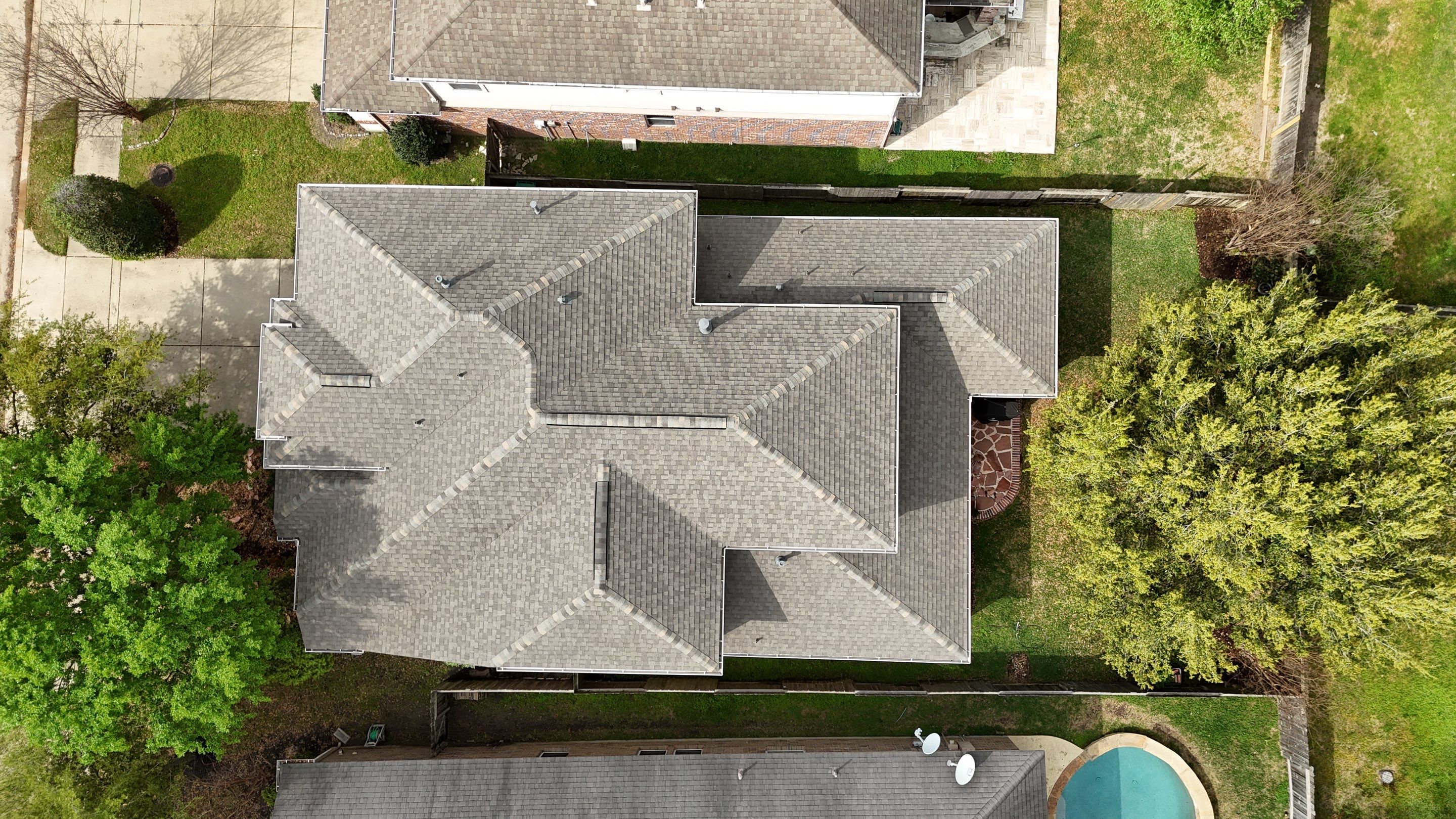 Residential Roofing Installation using IKO Dynasty in Katy by Core Four Roofing