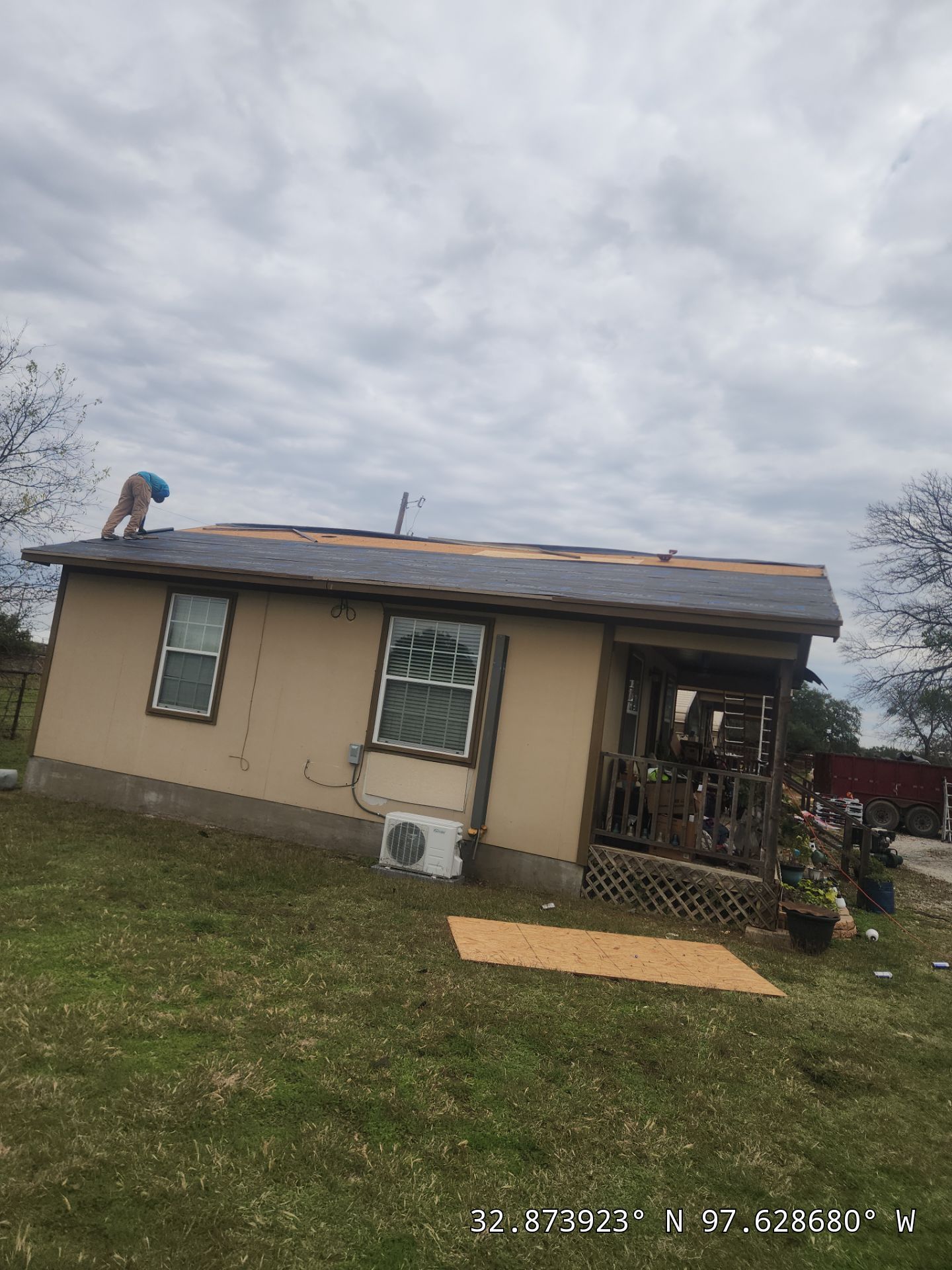 Project in Weatherford by Lonestar Roofing and Restoration LLC.