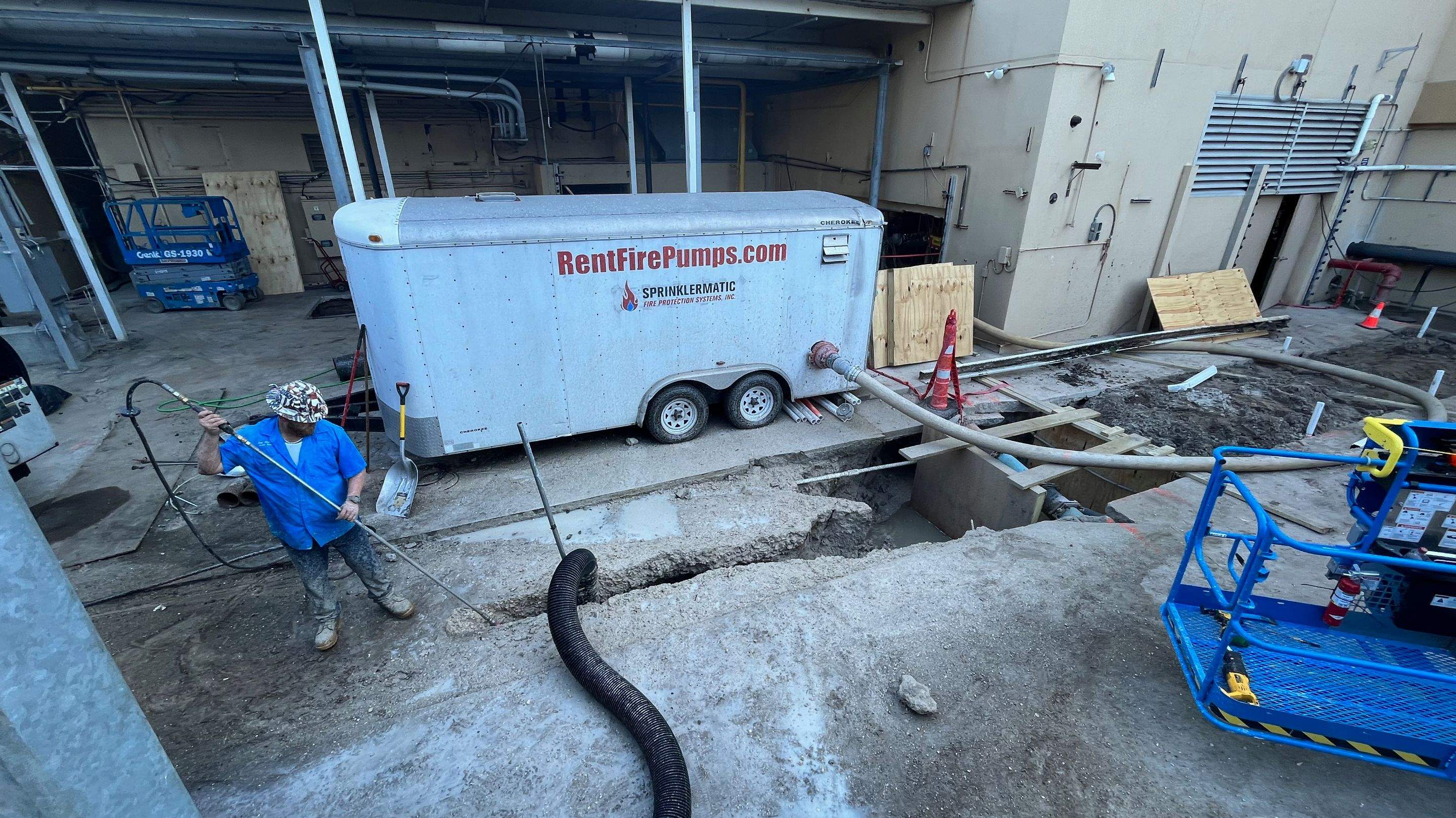Ritz-Carlton NW Service Area Daylighting by Don Mar, Inc. Storm Water Solutions