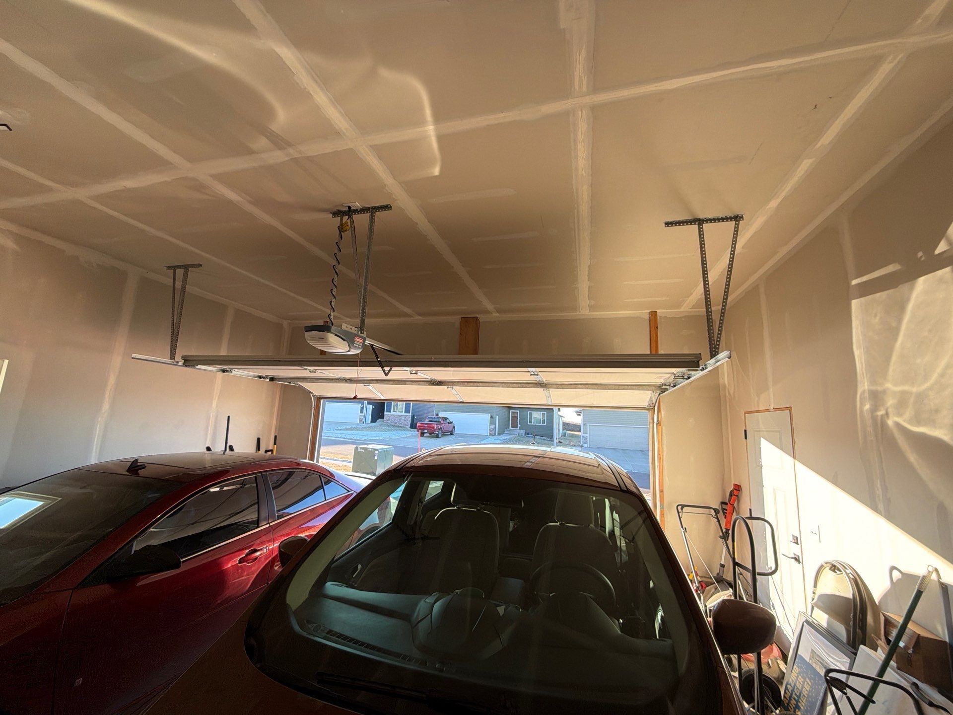 Interior Garage Painting and Drywall Finishing in Sioux Falls by Select Painting, Coatings & Garage Cabinets