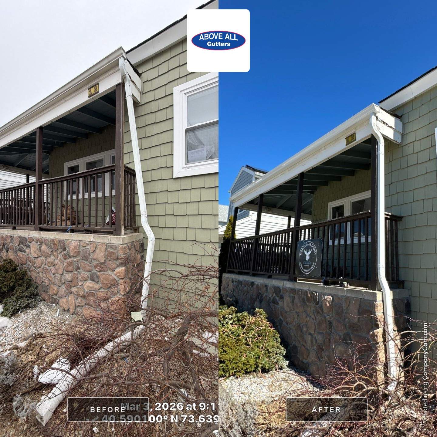 Long Beach upgrade Looking *brand new* 👌✨ by Above All Gutters 