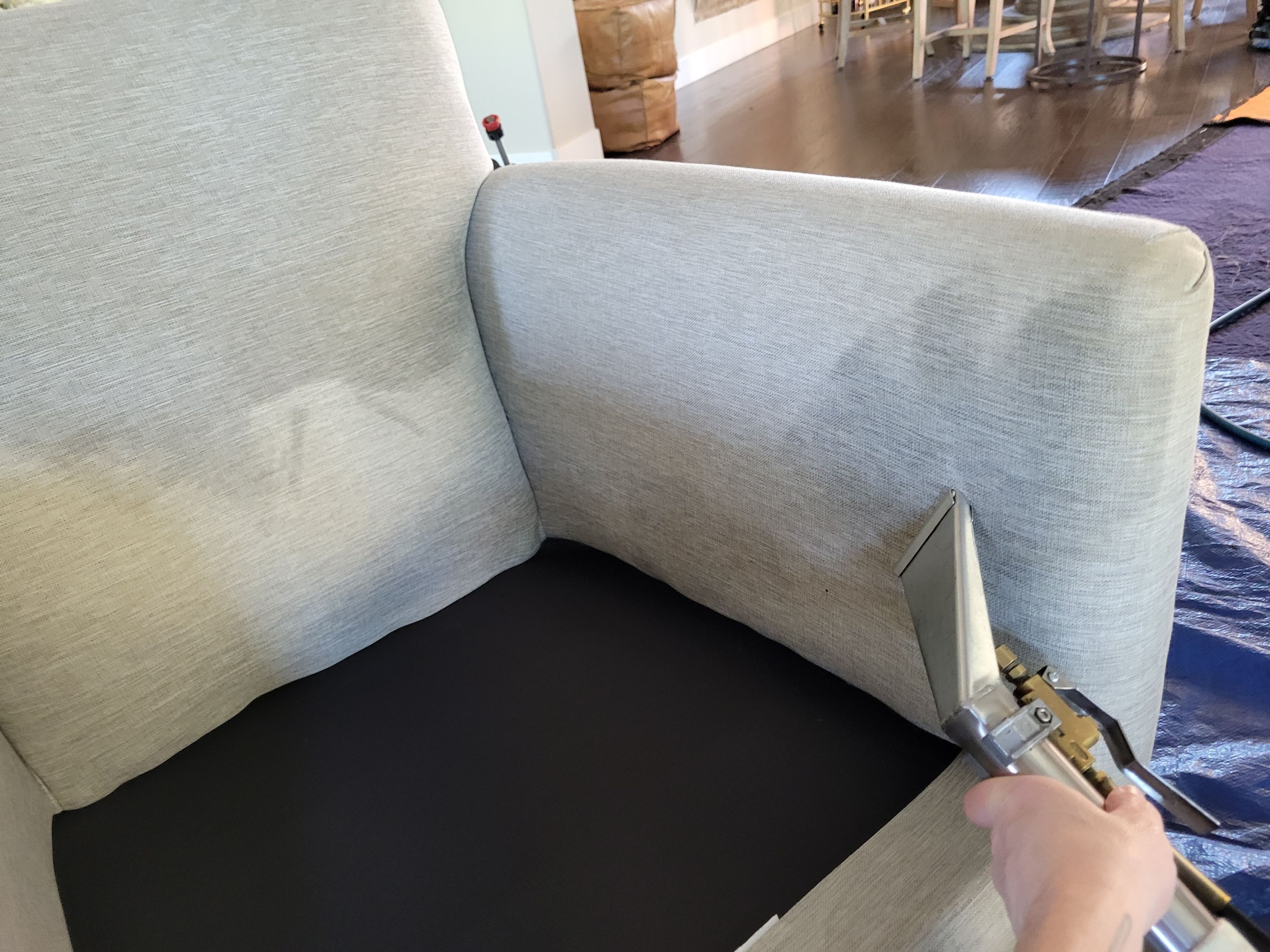 Removing Water Stains from Upholstery by Ardent Carpet Restore LLC
