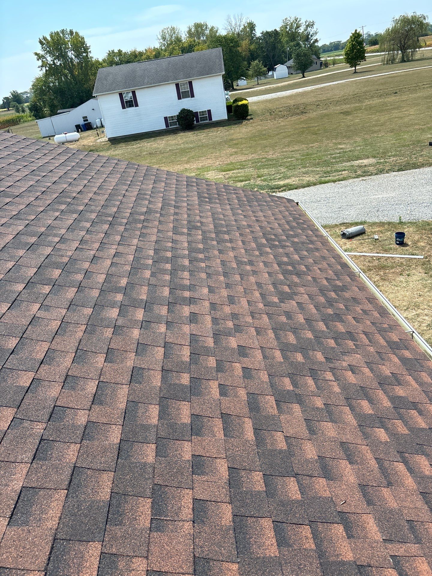 Residential Roofing Installation using Timberline HDZ Shingles - Hickory by RoofX 