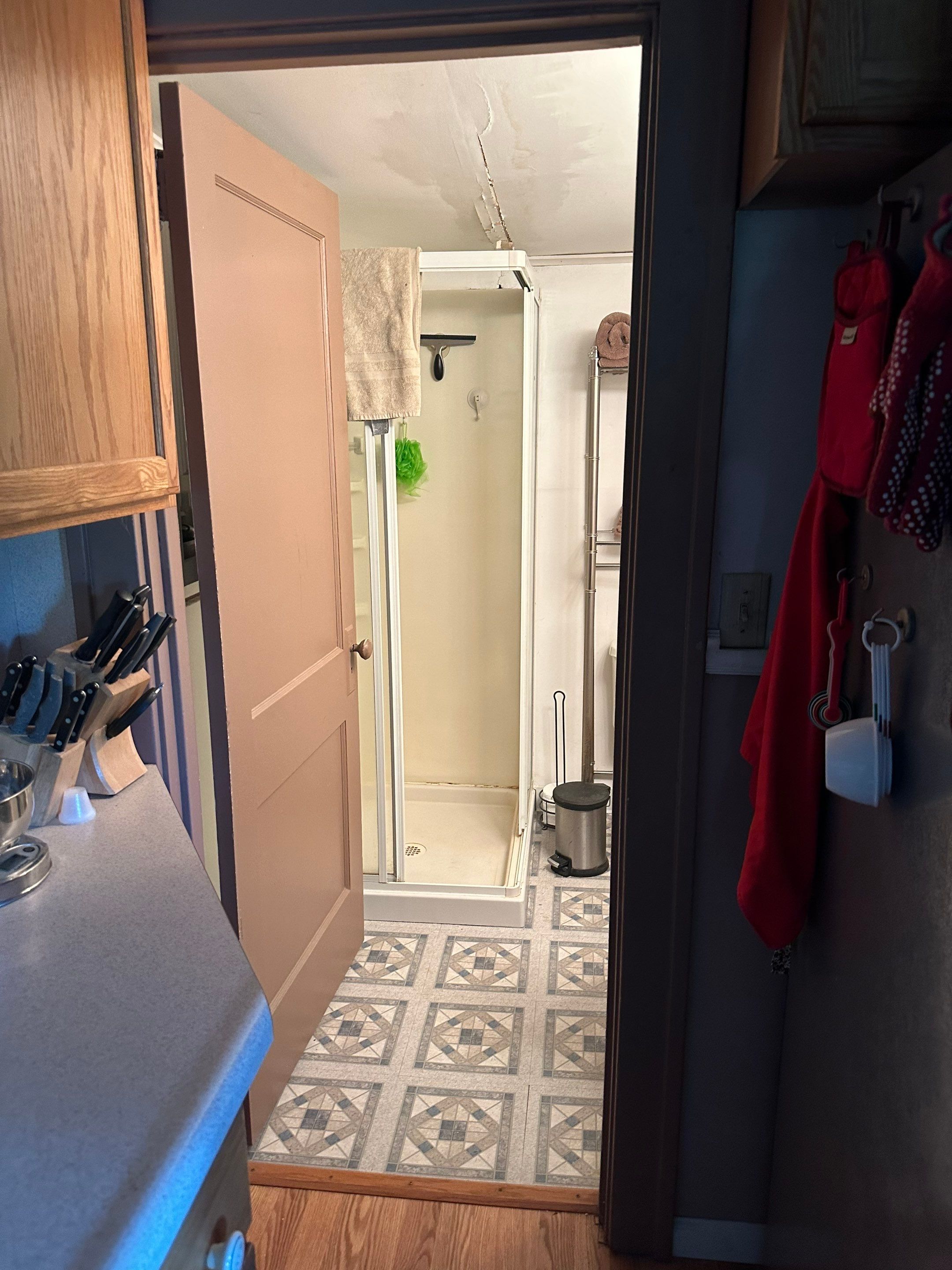 Bathroom Ceiling Replacement by BlueRed Restoration