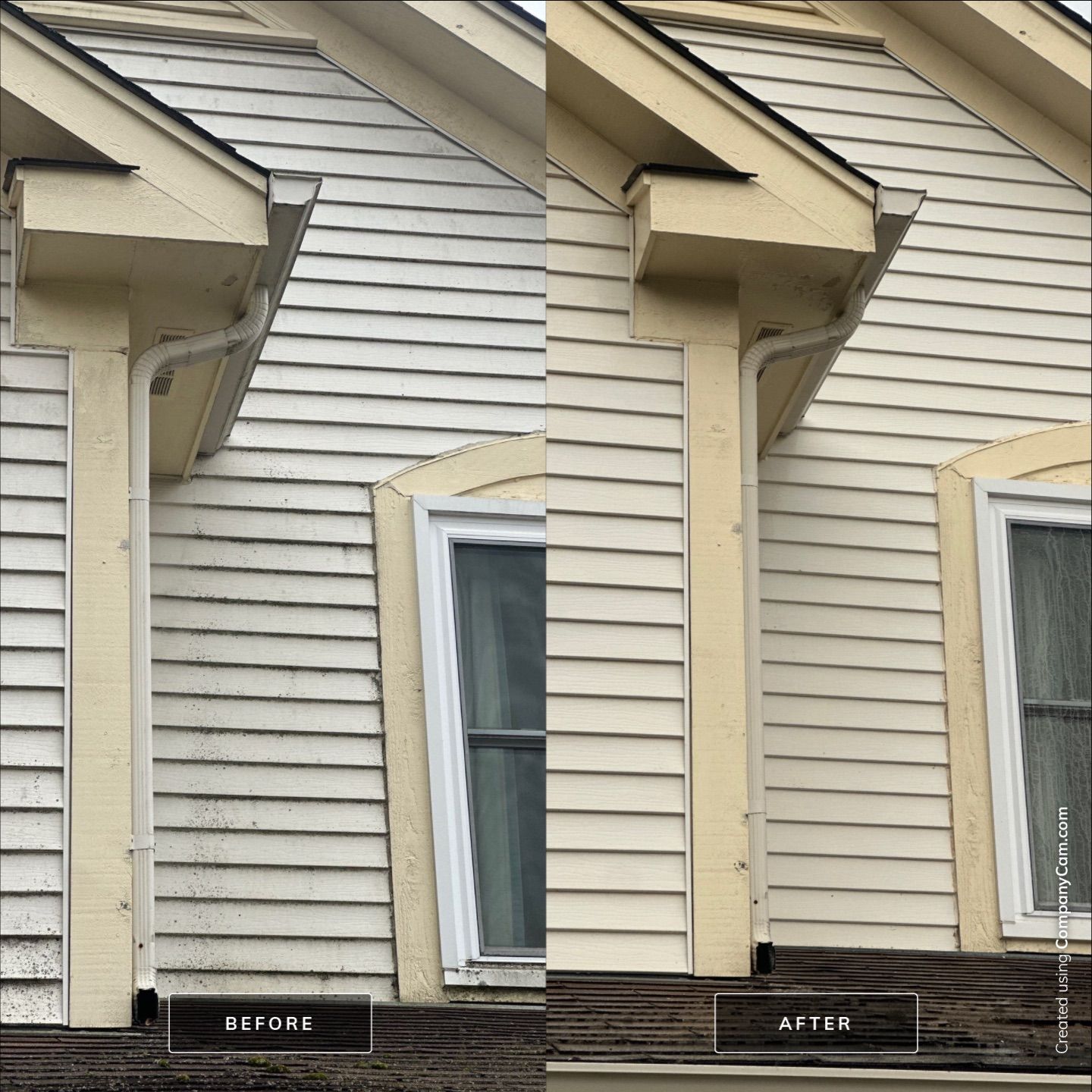 Project in Round Lake Beach by Simmons Power & Soft Washing